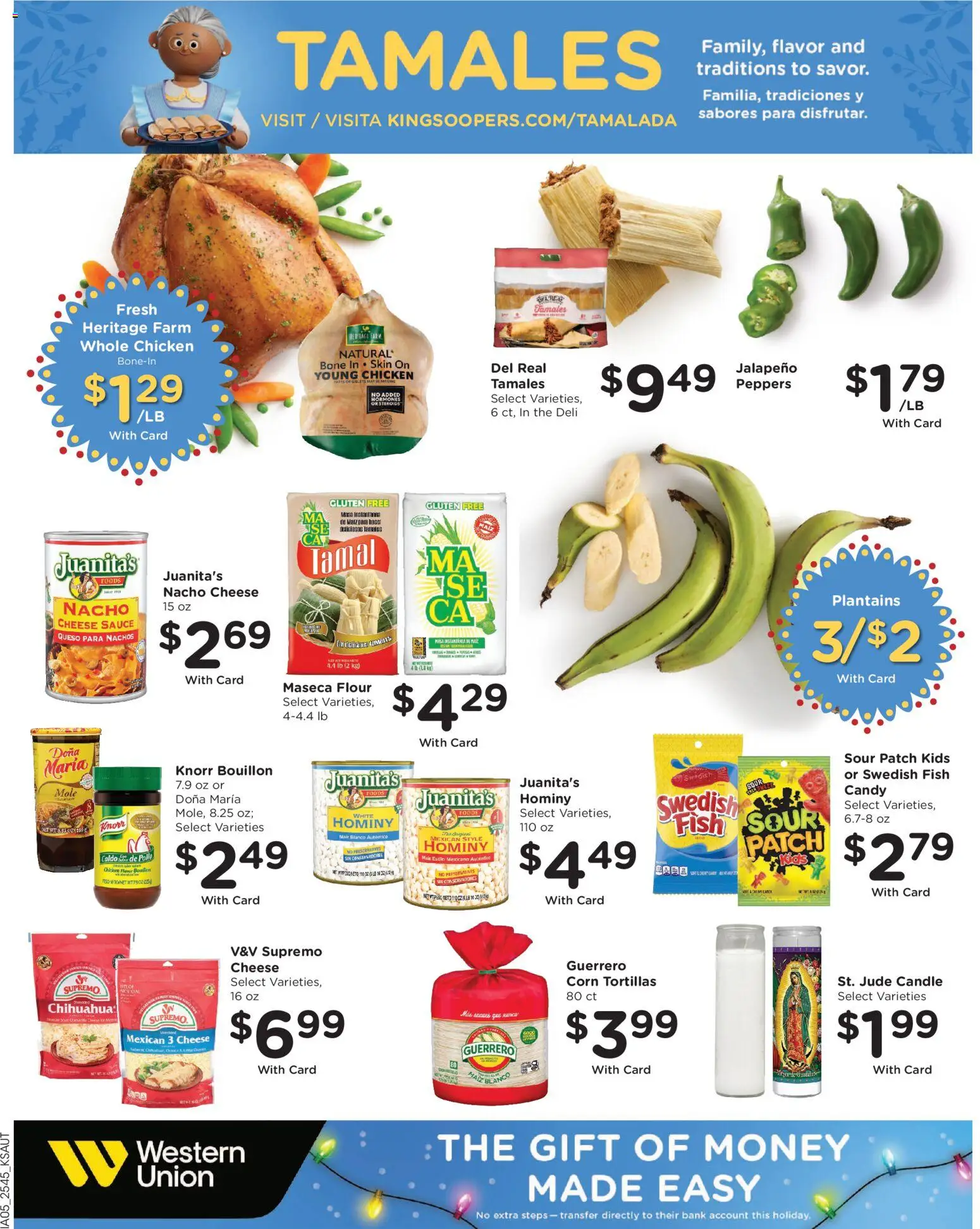 King Soopers Weekly Ad - valid from 10.12.2025 | Page: 18 | Products: Corn, Peppers, Fish, Sauce