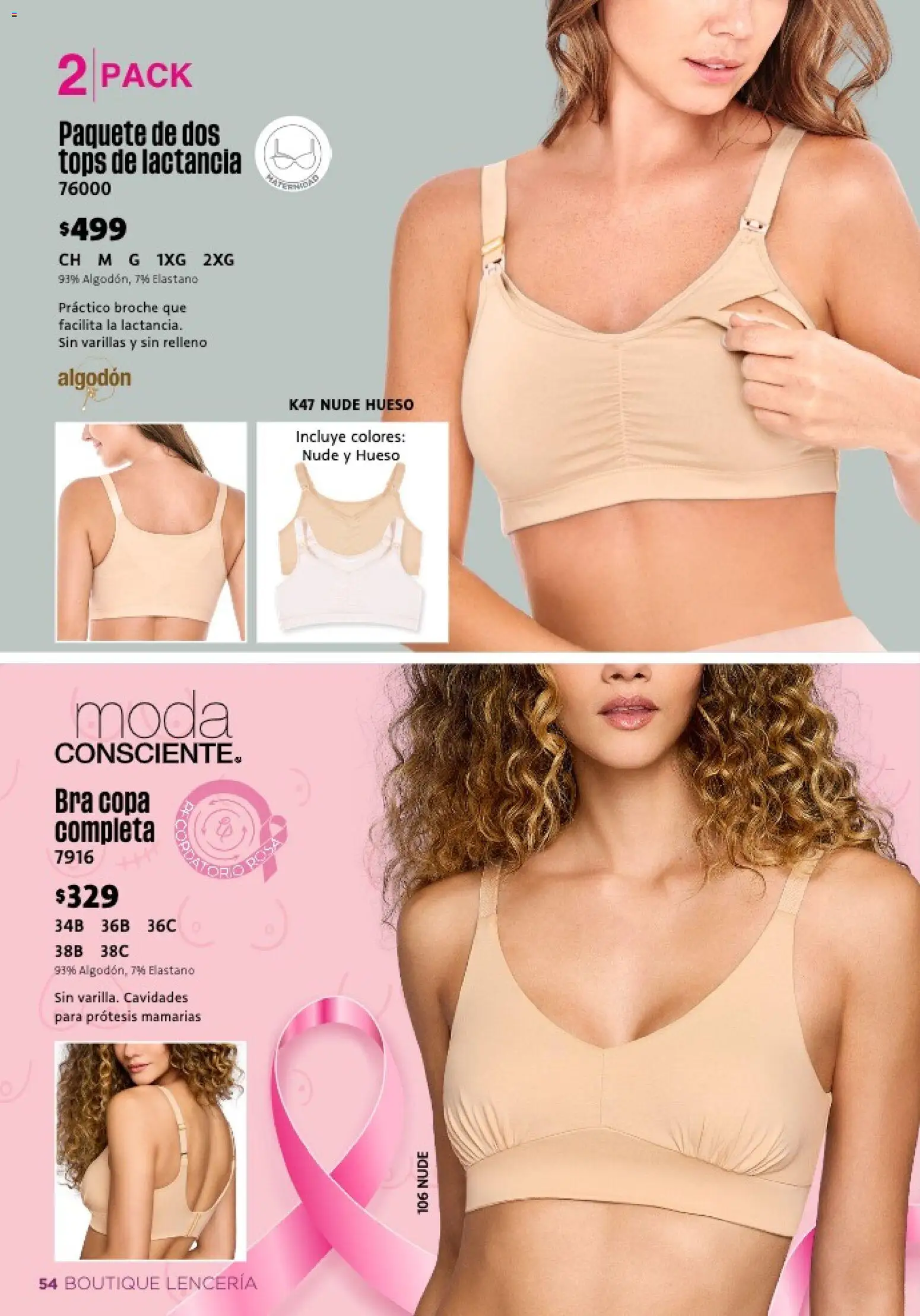 Nuevas ofertas de Ilusión válidas en toda la República Mexicana desde el 01.02.2026. ¡Encuentra las mejores ofertas en Ilusión catálogo Primavera! | Página: 56 | Productos: Algodón, Lenceria