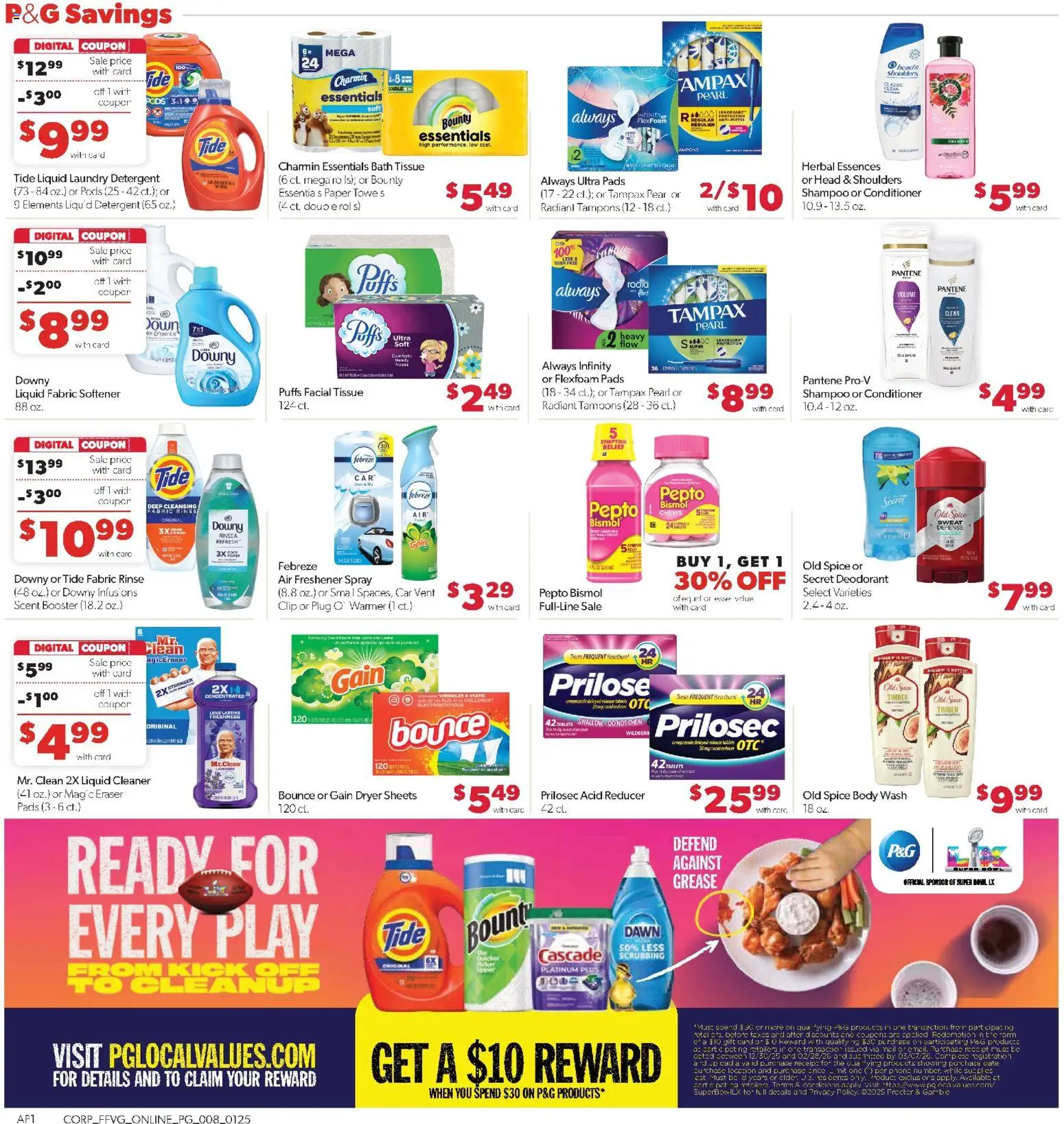 Family Fare Weekly Ad - MI - valid from 25.01.2026 | Page: 12 | Products: Shampoo, Deodorant, Detergent, Dryer