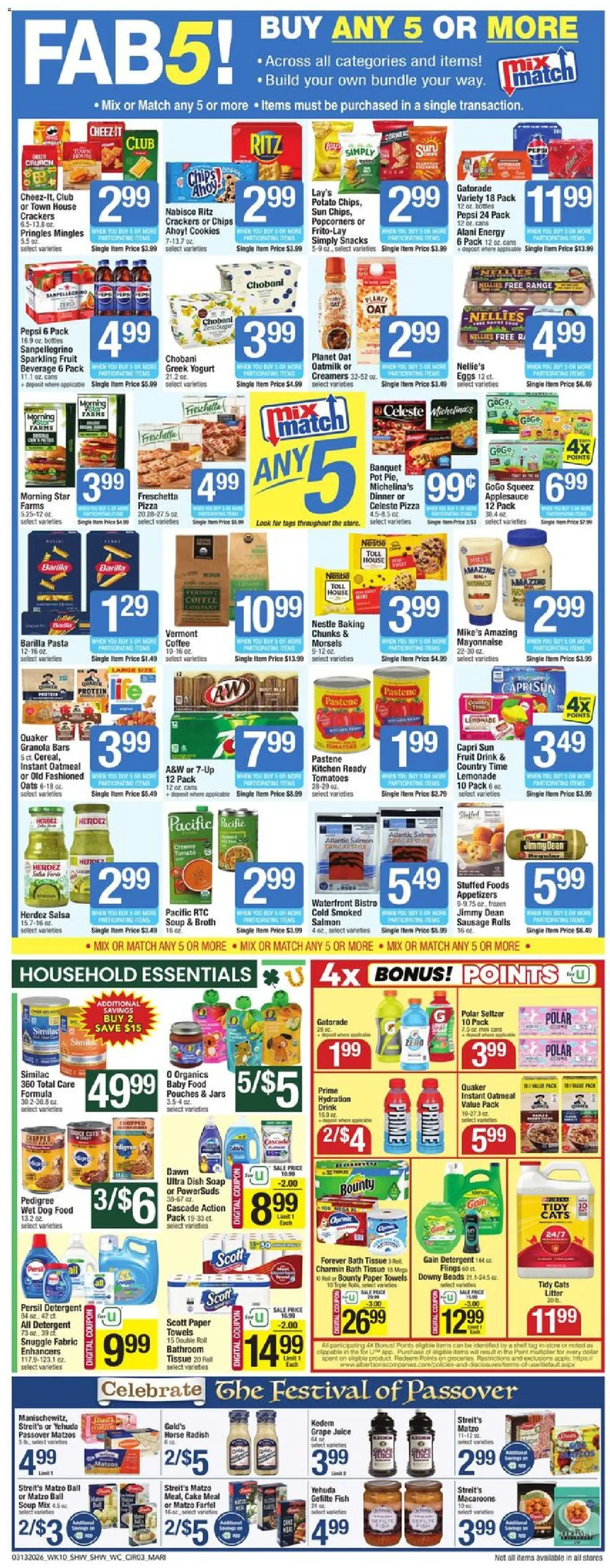 Shaw's Weekly Ad - RI - valid from 13.03.2026 | Page: 3 | Products: Coffee, Soap, Cookies, Sausage