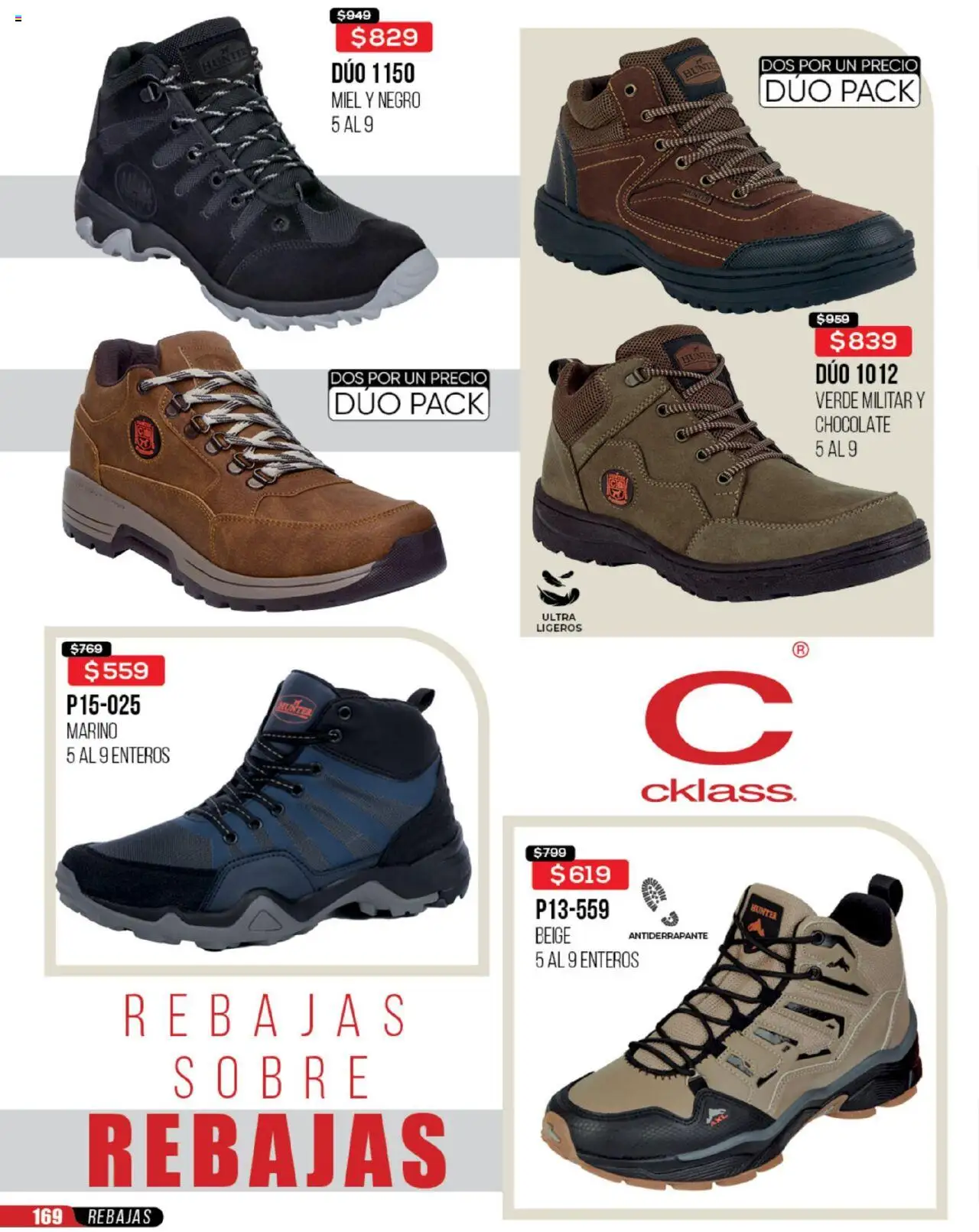 Nuevas ofertas de Cklass válidas en toda la República Mexicana desde el 23.06.2025. ¡Encuentra las mejores ofertas en Cklass catálogo Rebajas Sobre Calzado! | Página: 170 | Productos: Chocolate, Sobre