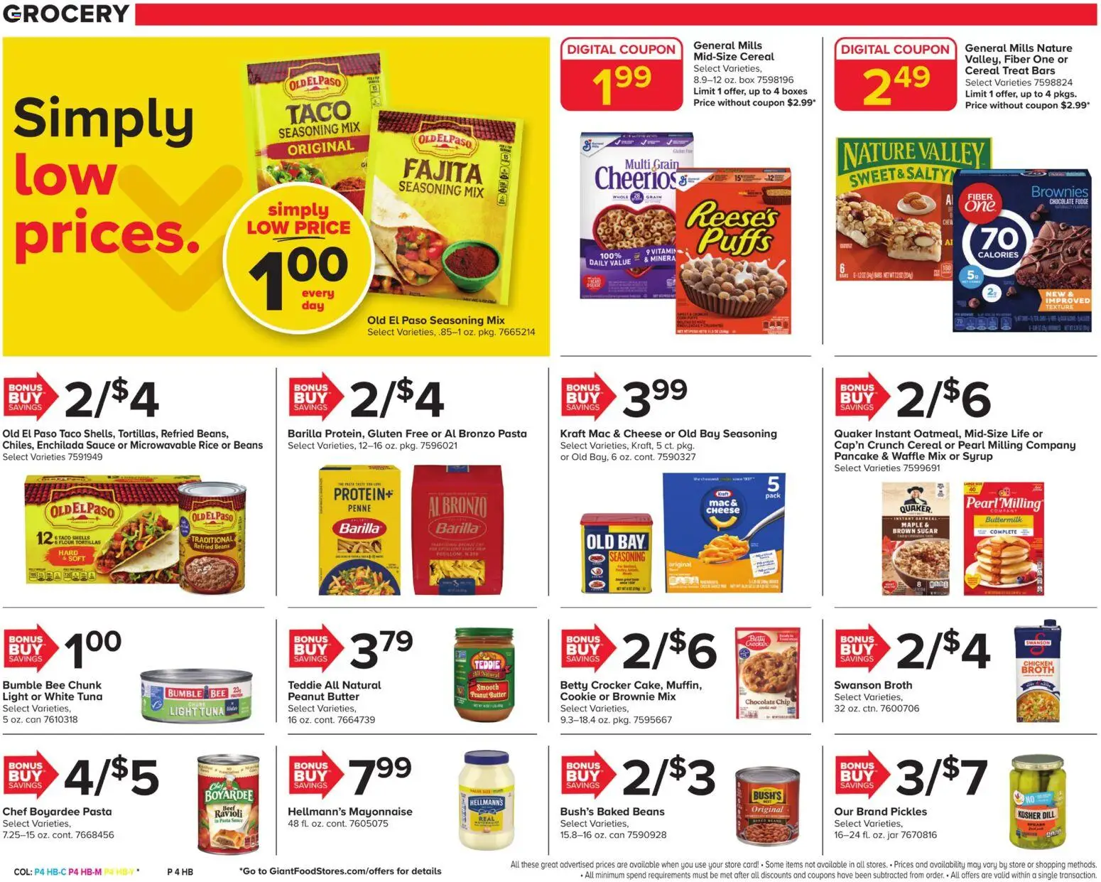 Giant Weekly Ad - valid from 20.03.2026 | Page: 10 | Products: Butter, Chocolate, Pasta, Sugar