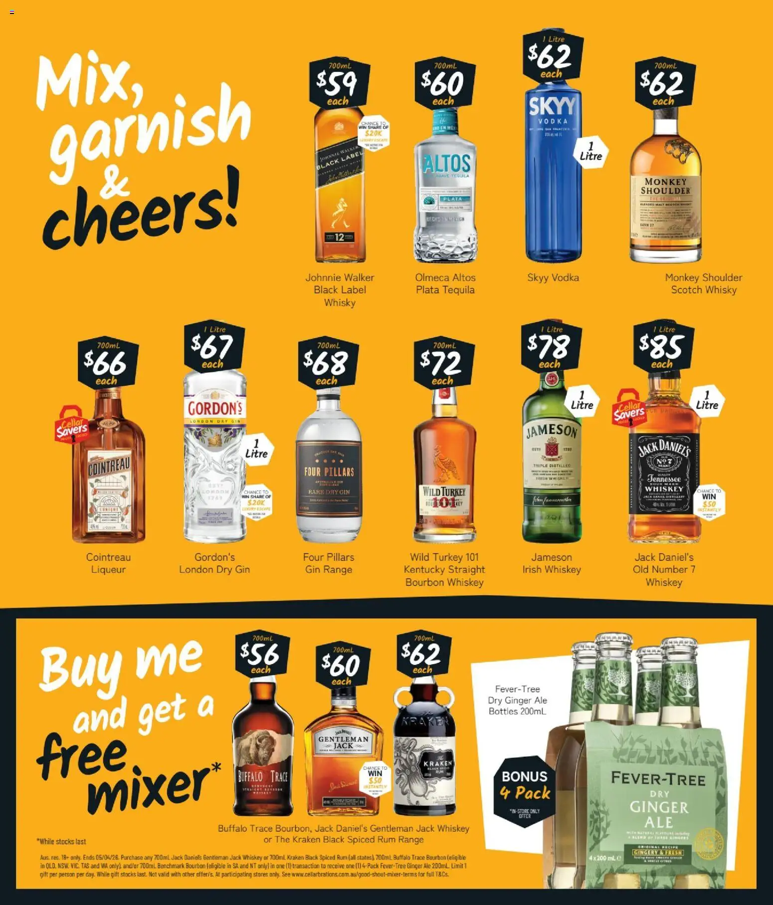 Cellarbrations catalogue - valid from 23.03.2026 | Page: 6 | Products: Ginger, Bourbon, Gin, Vodka