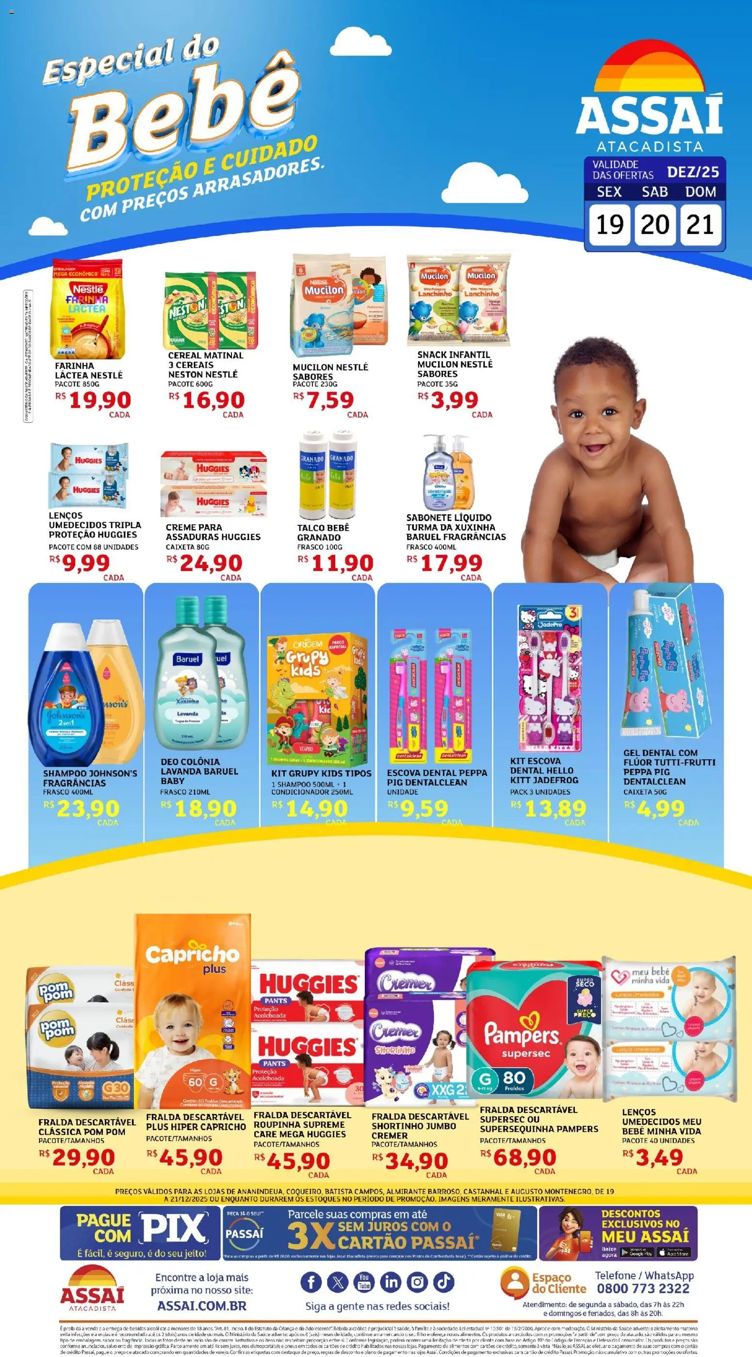 Assaí Atacadista Folheto - válido de 19.12.2025 | Página: 1 | Produtos: Condicionador, Base, Cereais, Mucilon