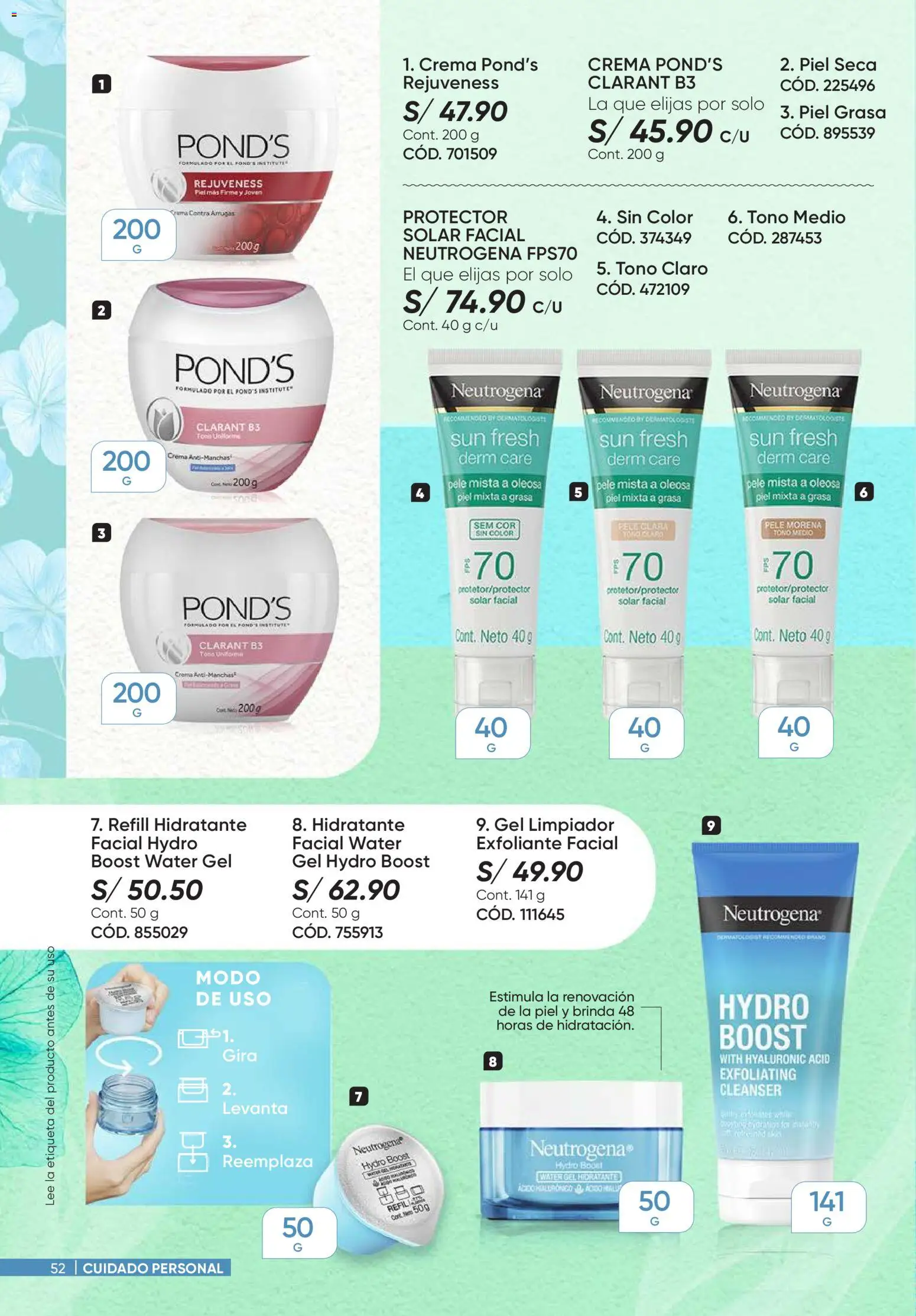 Catálogo Azzorti válido desde 14.04.2026 | Página: 52 | Productos: Exfoliante, Crema