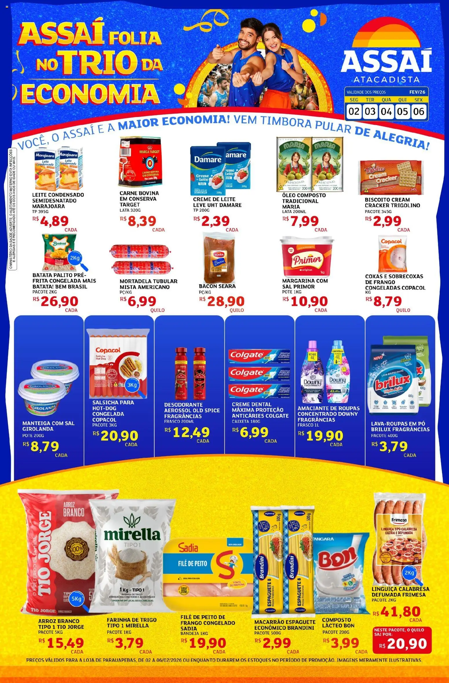 Assaí Atacadista Folheto - válido de 02.02.2026 | Página: 1