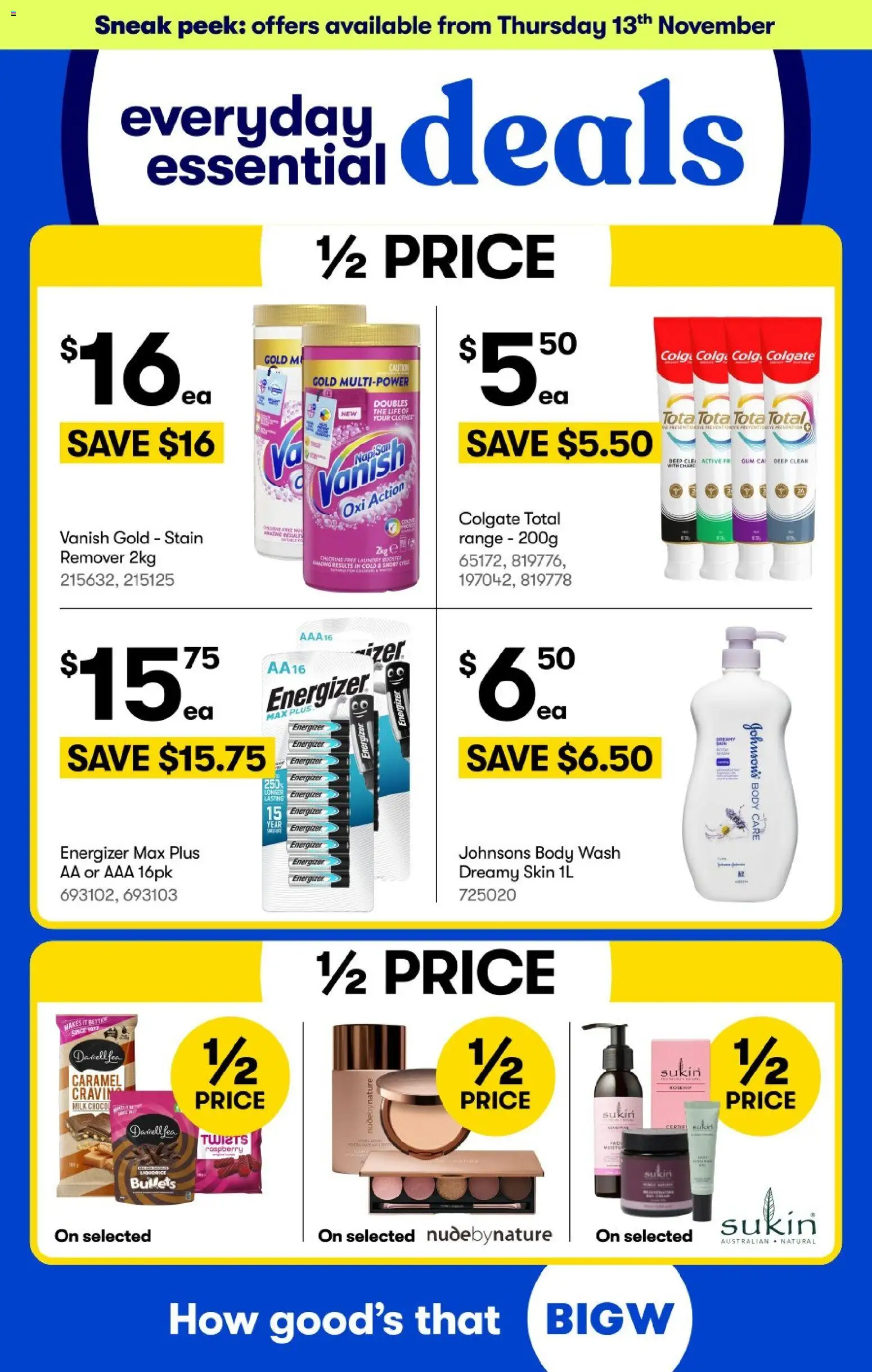Big W catalogue - valid from 10.11.2025 | Page: 1 | Products: Milk, Gum, Raspberry