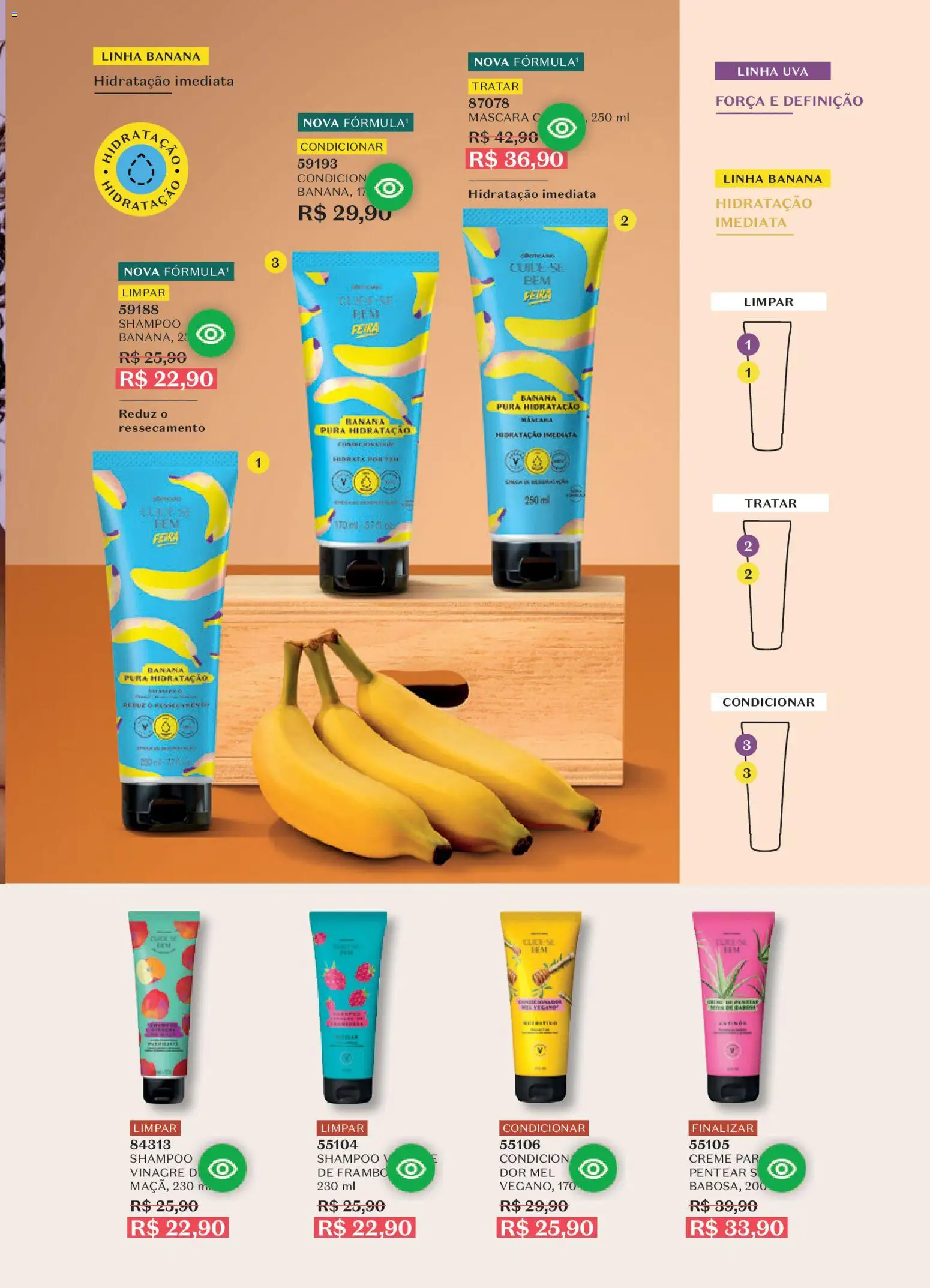 O Boticário Folheto - válido de 02.03.2026 | Página: 184 | Produtos: Shampoo, Condicionador, Vinagre, Mel