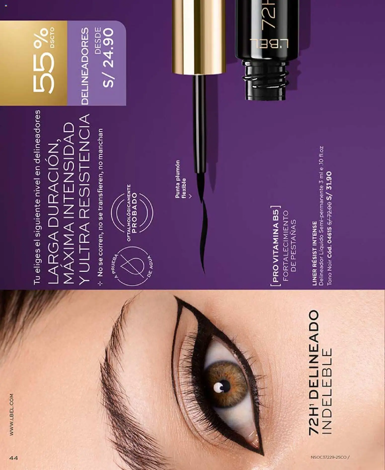 Catálogo L'Bel válido desde 21.02.2026 | Página: 44 | Productos: Delineador