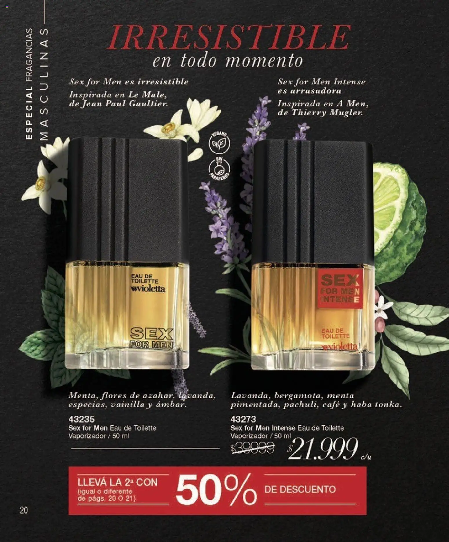 Violetta - Violetta Cosméticos │ válido desde el 09.03.2026 | Página: 178 | Productos: Jean, Eau de toilette, Café