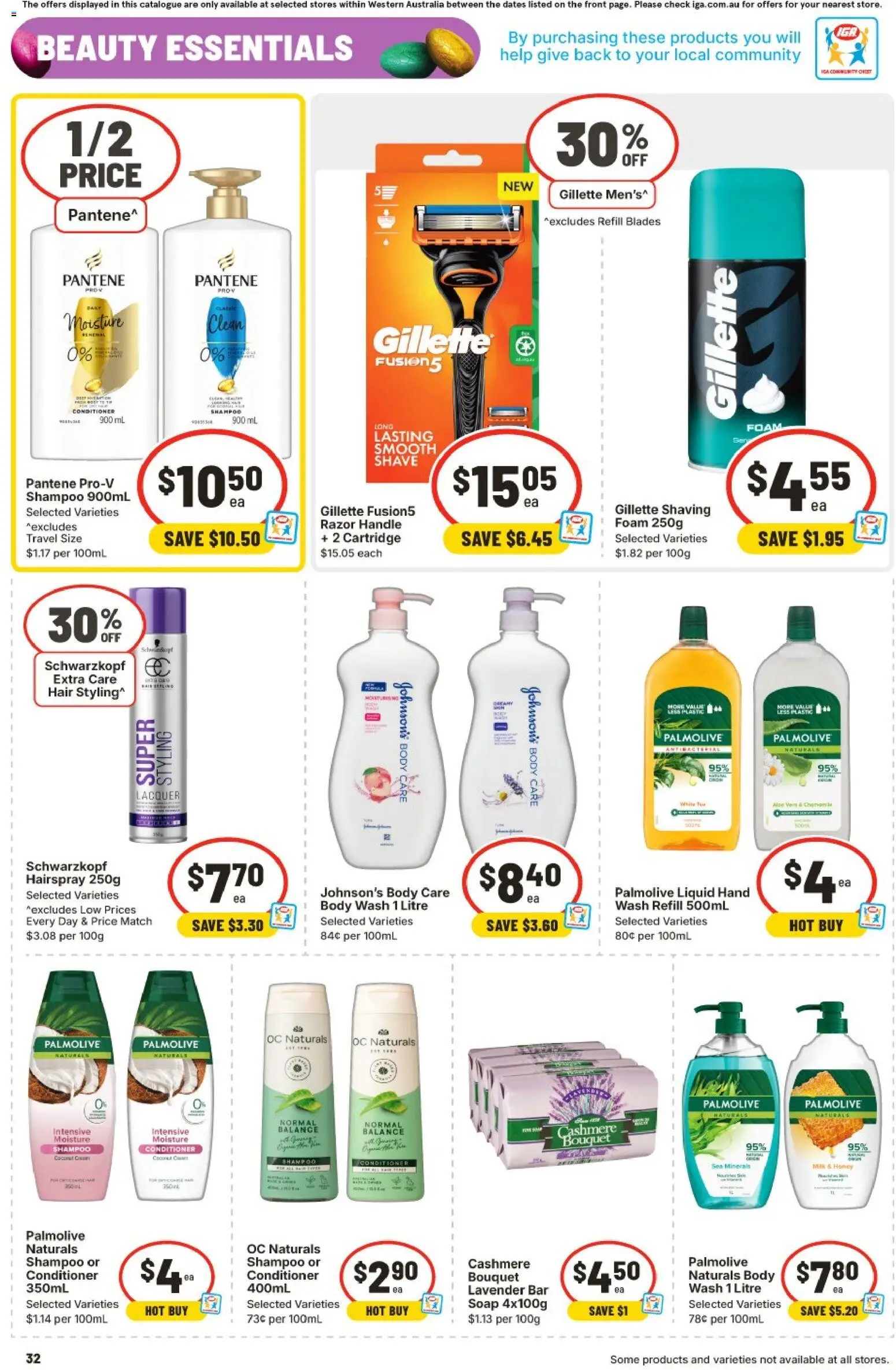 IGA catalogue - valid from 18.03.2026 | Page: 32 | Products: Household, Fragrance, Shampoo, Vitamin