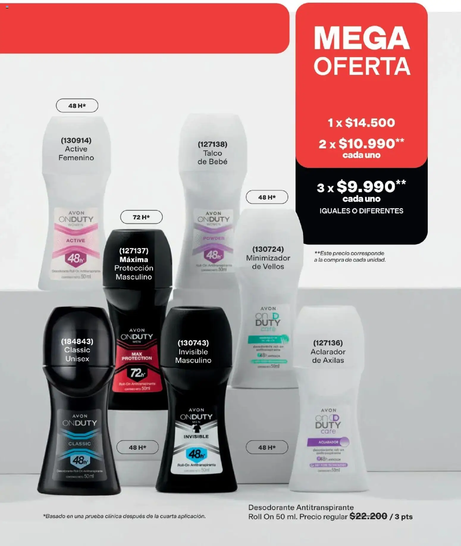 Avon revista - valida desde el 11.03.2026 | Página: 161 | Productos: Desodorante, Antitranspirante