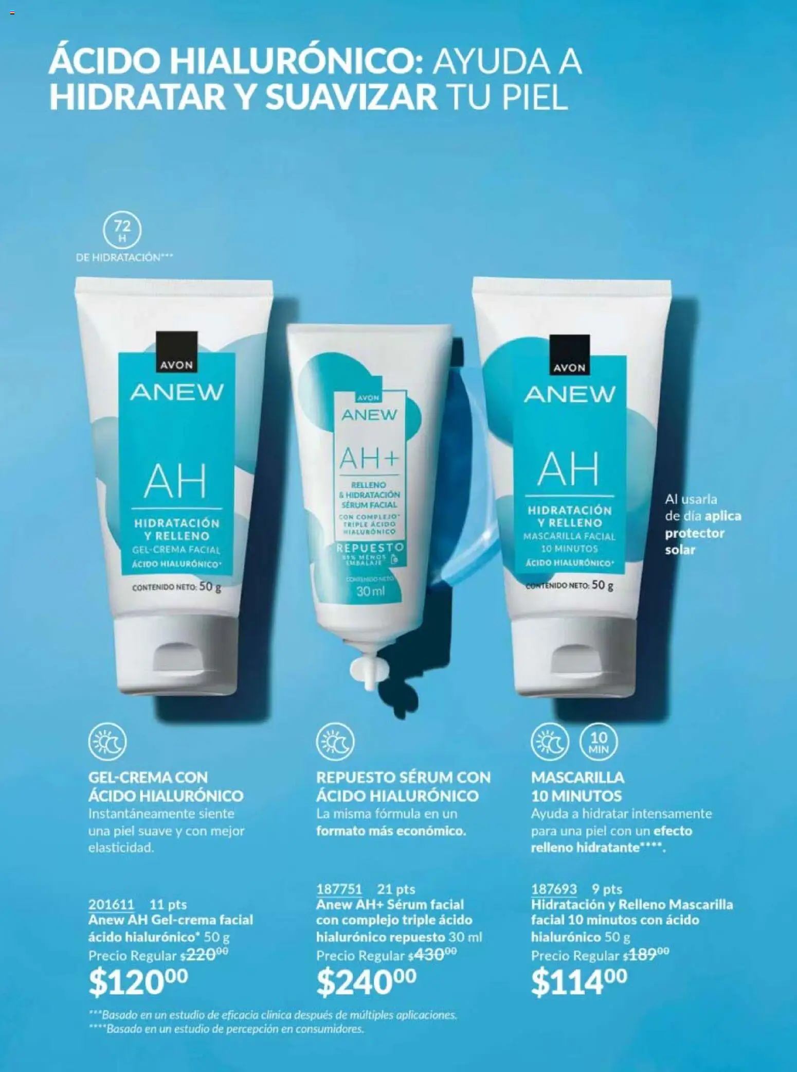 Nuevas ofertas de AVON válidas en toda la República Mexicana desde el 13.03.2026. ¡Encuentra las mejores ofertas en AVON campaña 5 2026! | Página: 127 | Productos: Serum, Mascarilla