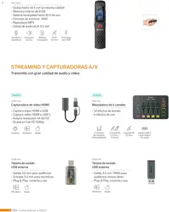 Vista previa de Steren catálogo, nuevo folleto de la tienda, válido en México a partir del 01.01.2026 | Página: 176 | Productos: Audio, Audífonos, Micrófono, Batería