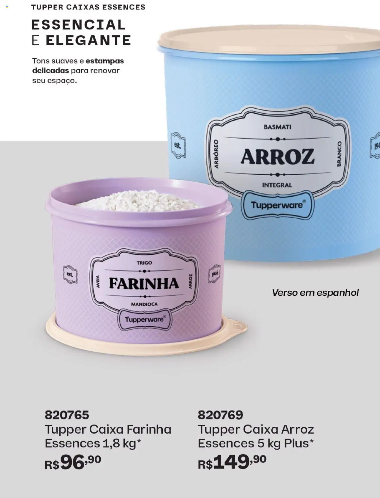 Tupperware Folheto - válido de 01.09.2025 | Página: 60 | Produtos: Mandioca, Caixa, Arroz, Aveia