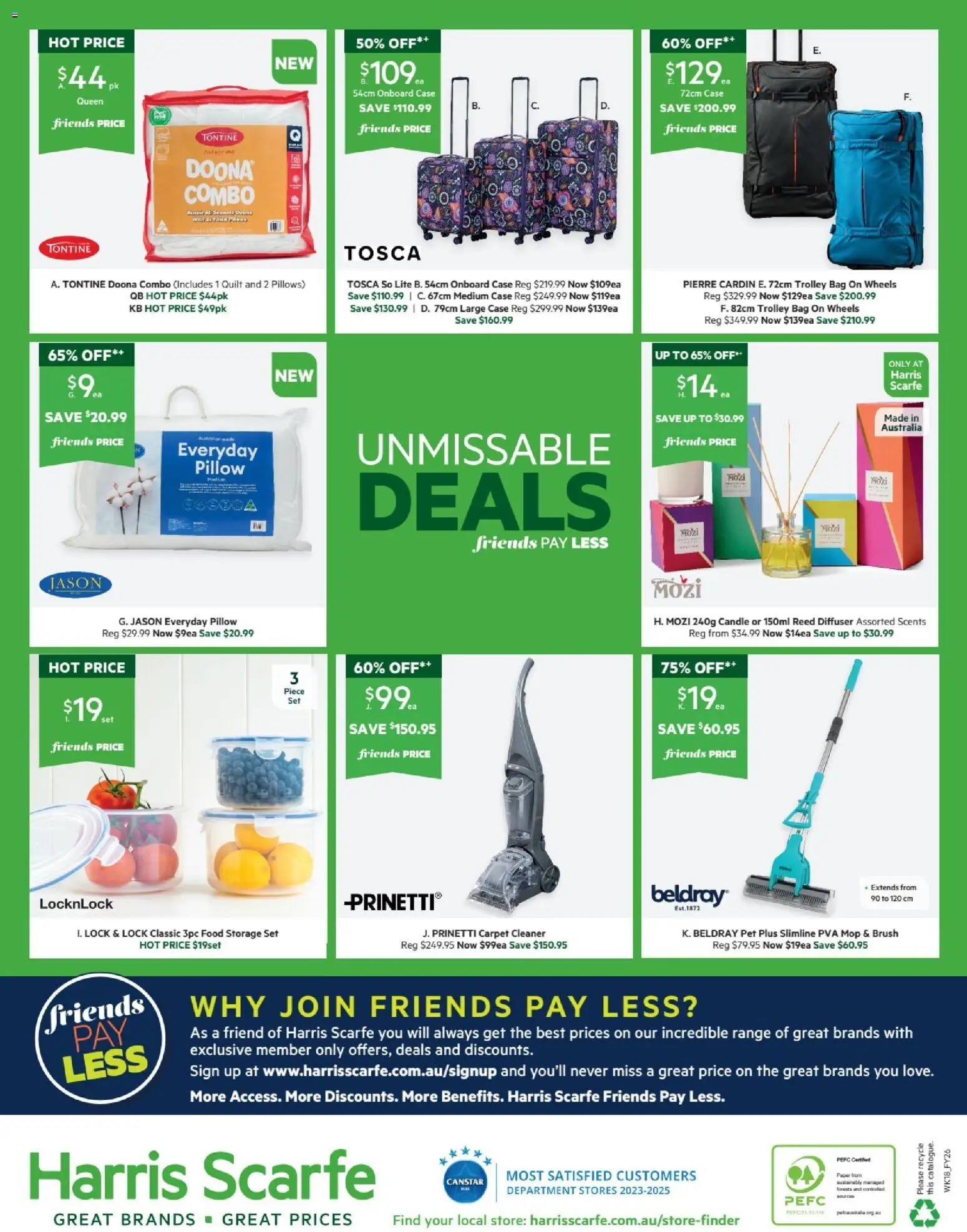 Harris Scarfe catalogue - valid from 27.10.2025 | Page: 12 | Products: Food storage, Trolley, Candle, Bag