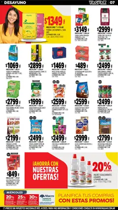 Vista previa Yaguar catálogo válido desde el 17.11.2025 | Página: 7 | Productos: Banco, Maiz, Mate cocido, Cereales