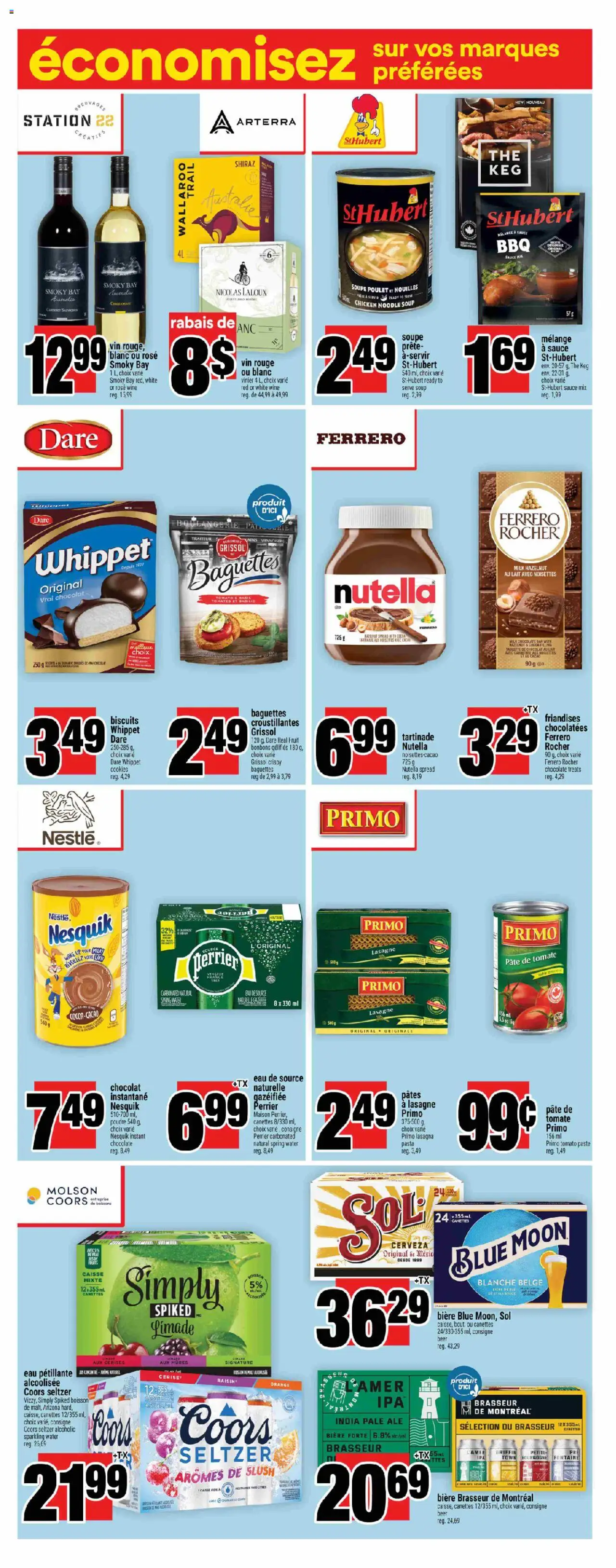 Super C flyer valid from 25.09.2025 | Page: 12 | Products: Pasta, Cookies, Milk, Wine