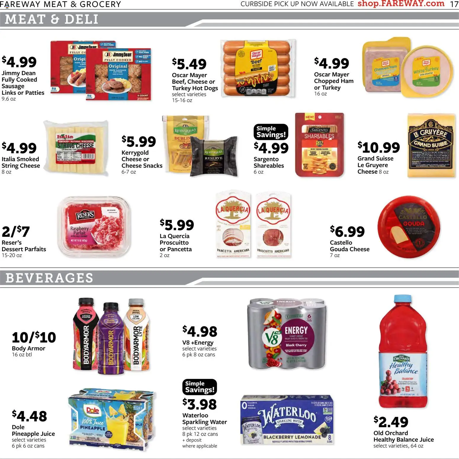 Fareway Weekly Ad - valid from 08.12.2025 | Page: 17 | Products: Green Tea, Ham, Tea, Pineapple