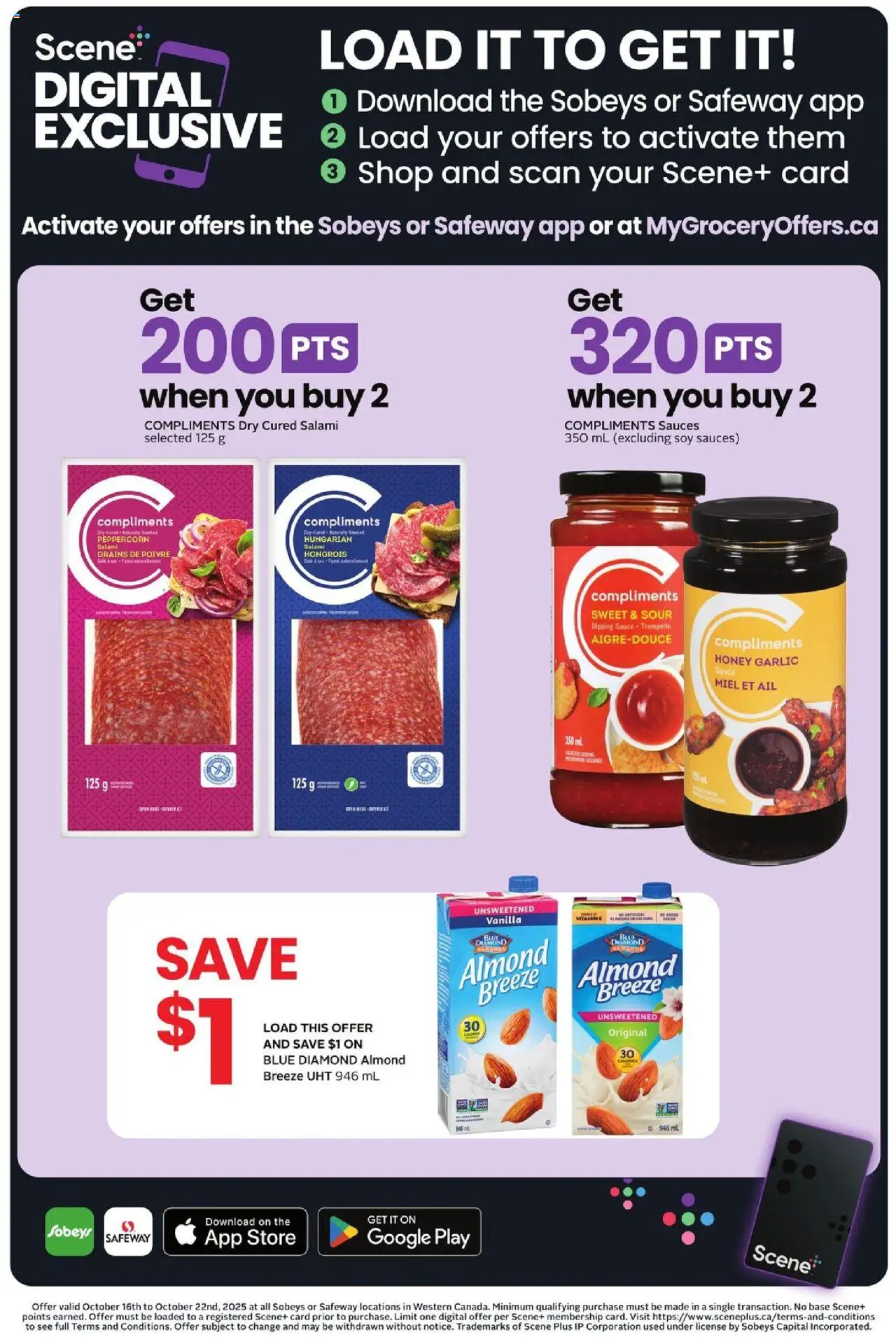 Safeway flyer valid from 16.10.2025 | Page: 13 | Products: Case, Salami