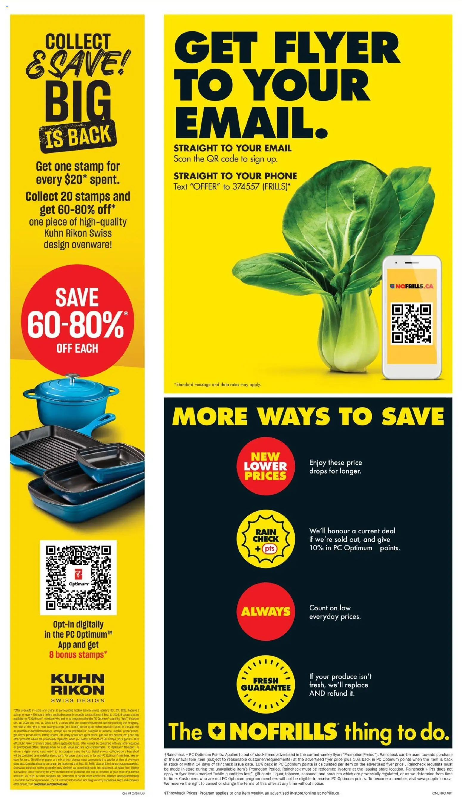 No Frills flyer valid from 01.01.2026 | Page: 13 | Products: Phone, PC, Oven