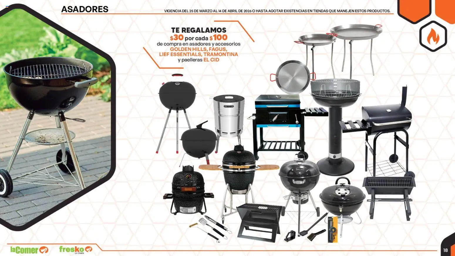 Nuevas ofertas de La Comer válidas en toda la República Mexicana desde el 25.03.2026. ¡Encuentra las mejores ofertas en La Comer folleto! | Página: 18 | Productos: Té