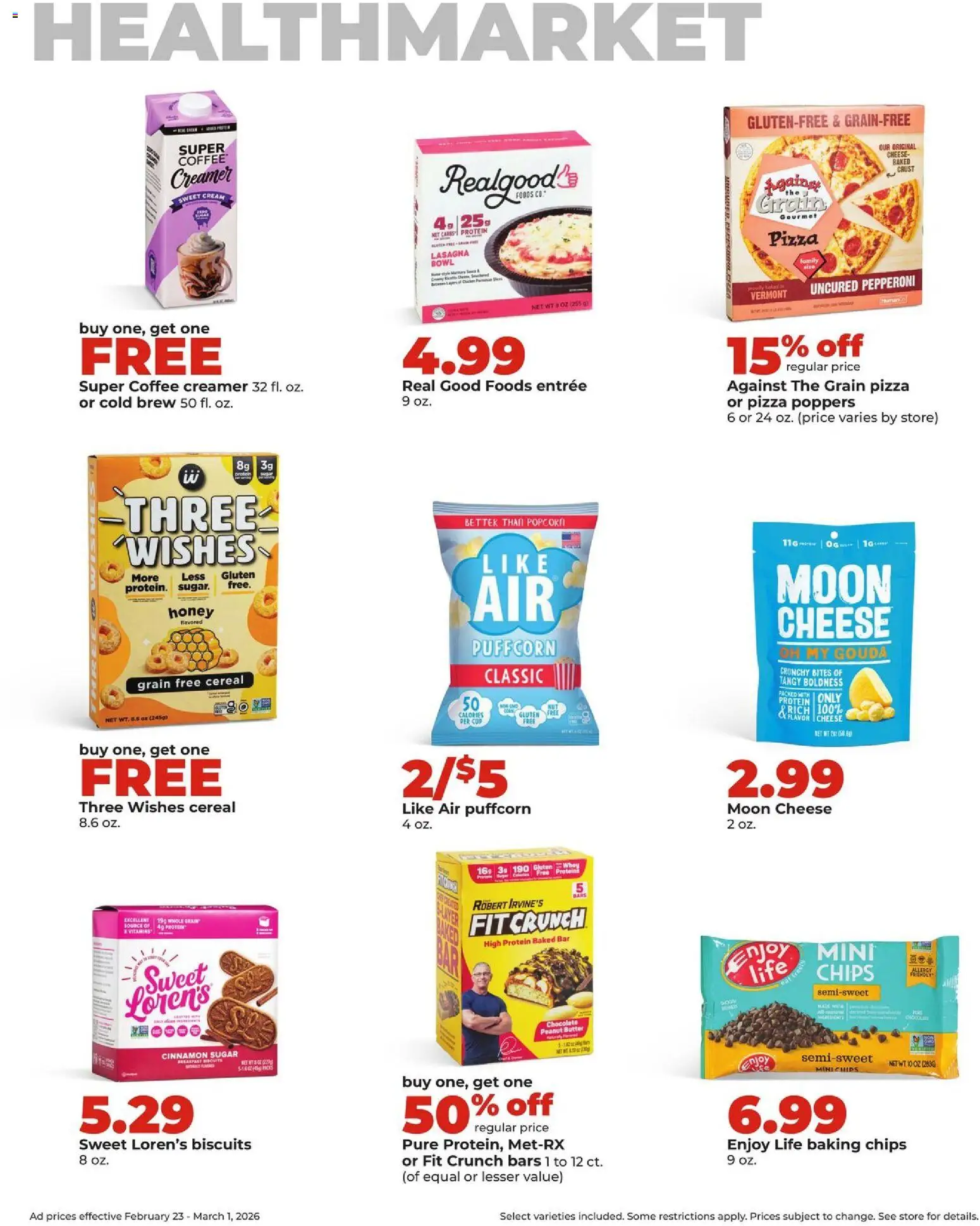 HyVee Weekly Ad - valid from 23.02.2026 | Page: 32 | Products: Butter, Cheese, Pizza, Sugar