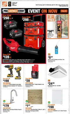 Preview of Home Depot weekly flyer / circulaire from shop Home Depot valid from 02.04.2026