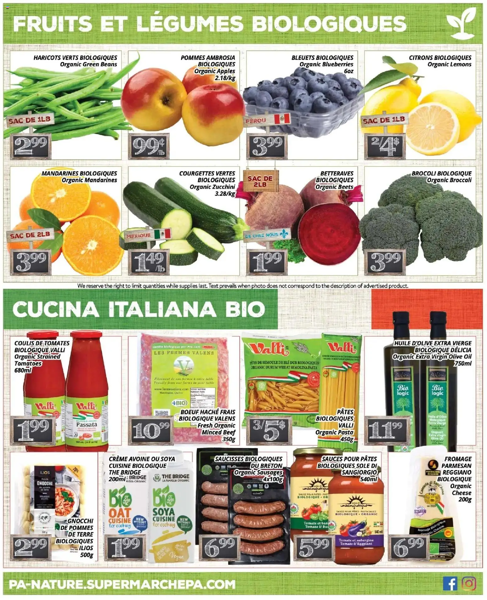 Pa Supermarché flyer valid from 24.11.2025 | Page: 4 | Products: Beef, Table, Cheese, Oil