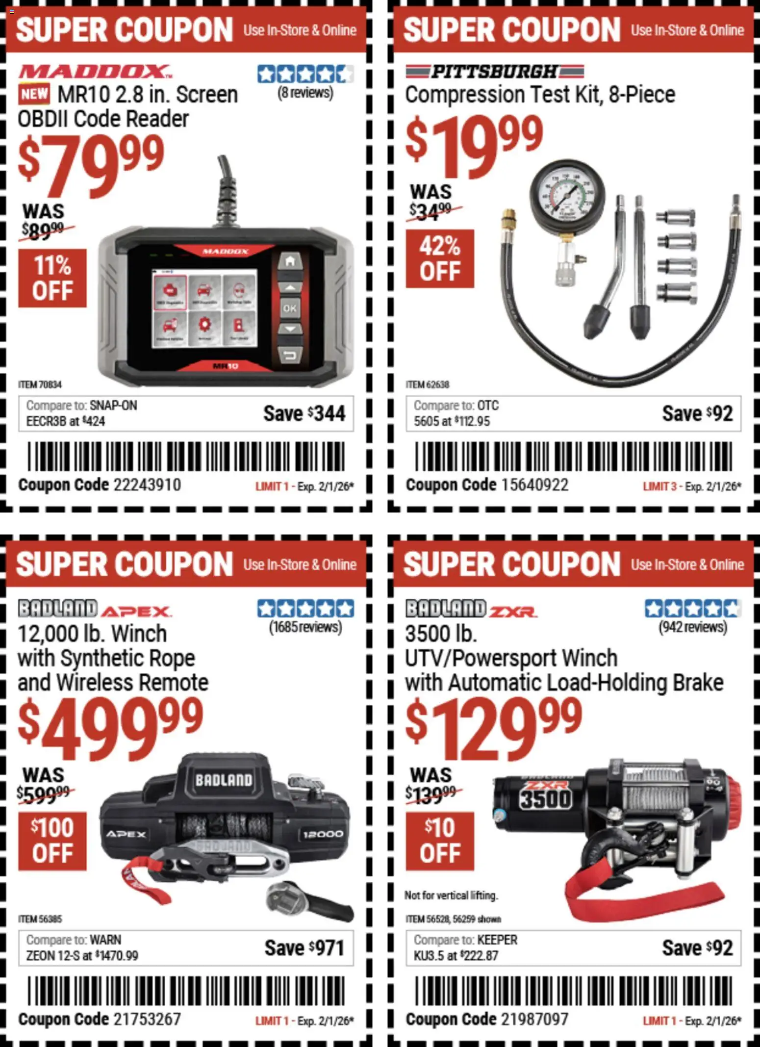 Harbor Freight Weekly Ad - valid from 20.01.2026 | Page: 14