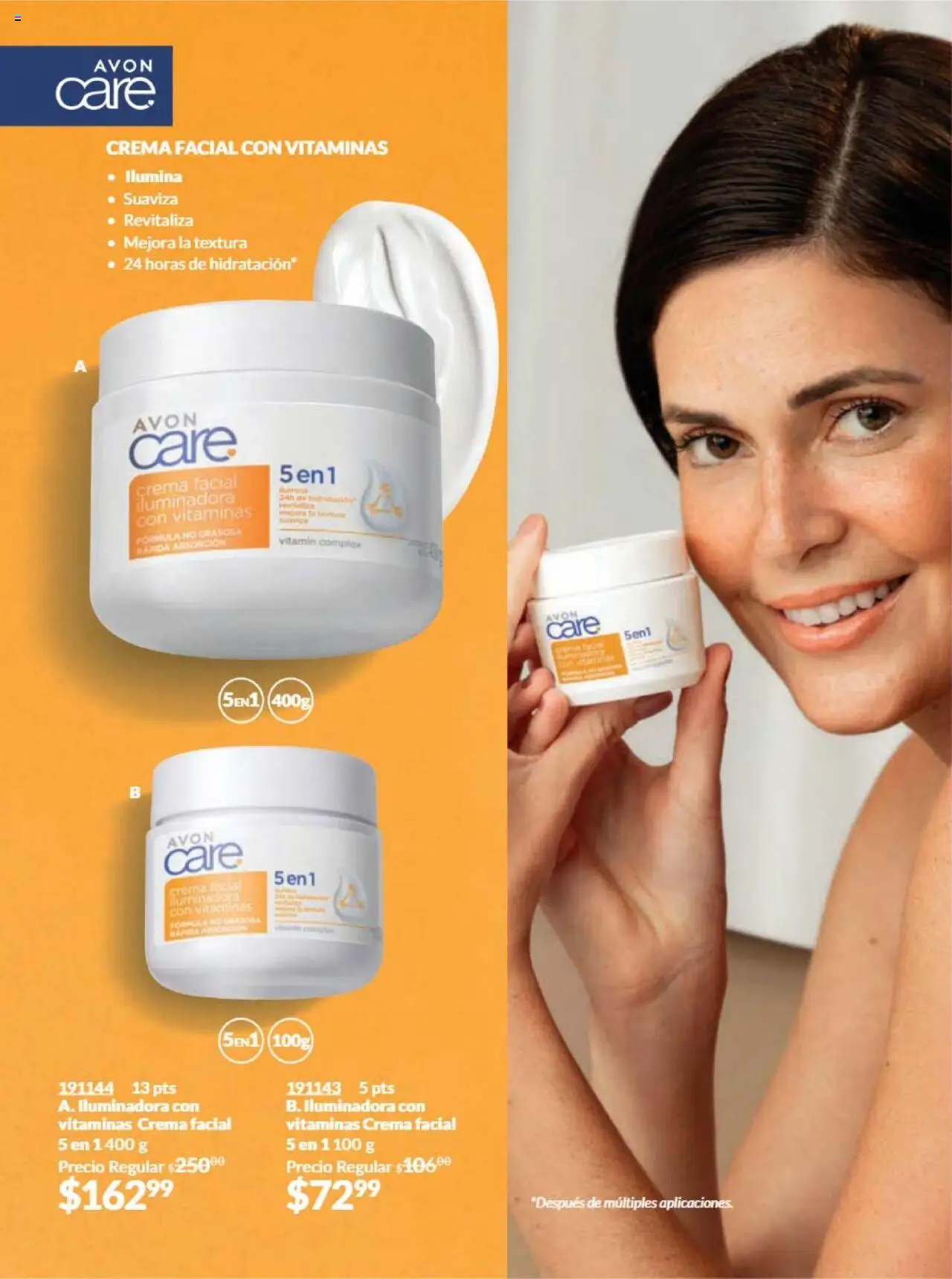 Nuevas ofertas de AVON válidas en toda la República Mexicana desde el 09.10.2025. ¡Encuentra las mejores ofertas en AVON - Campaña 16 2025! | Página: 140 | Productos: Crema, Vitaminas