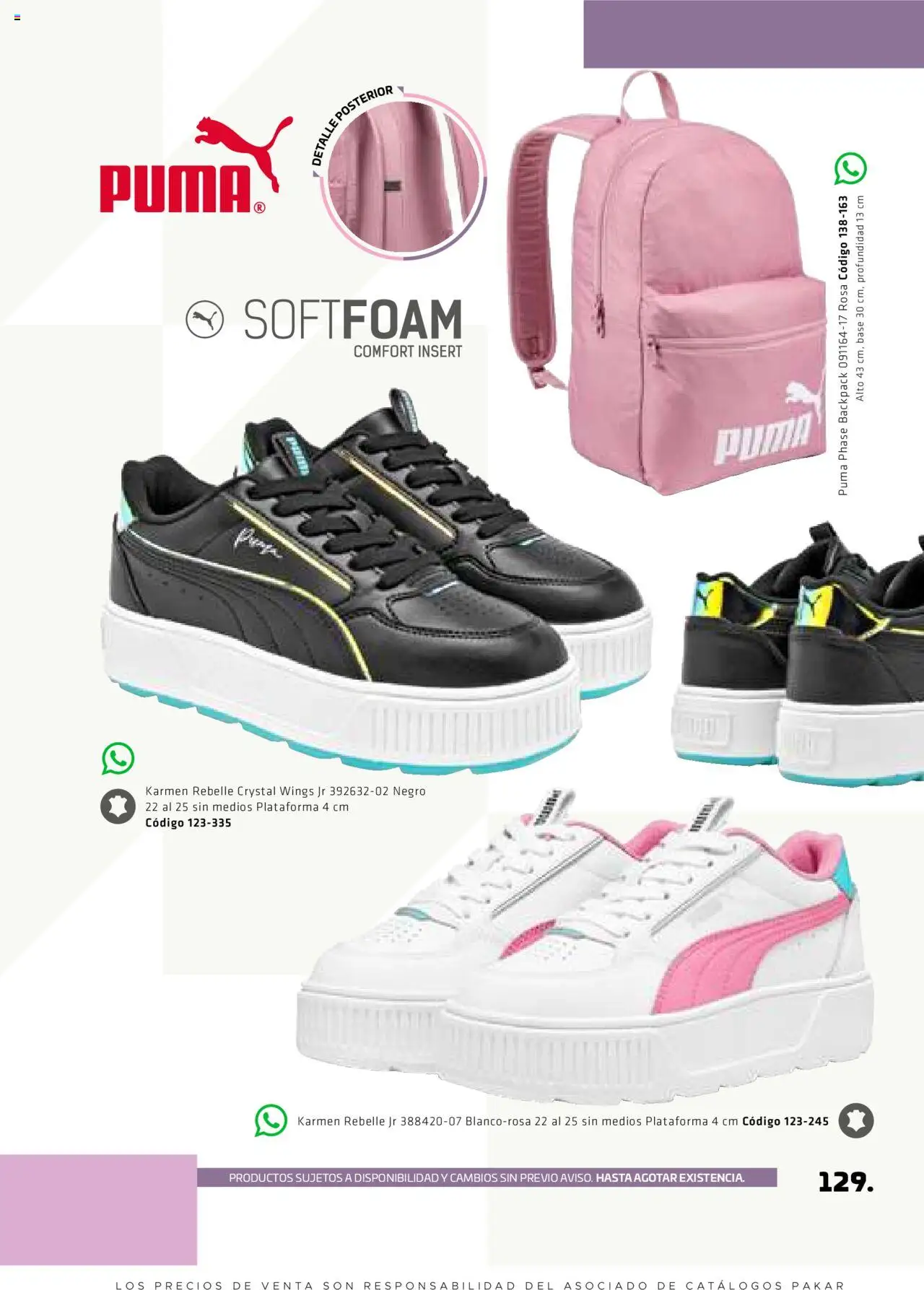 Nuevas ofertas de SC Pakar válidas en toda la República Mexicana desde el 29.08.2025. ¡Encuentra las mejores ofertas en SC Pakar - Catálogo Otoño Women! | Página: 129