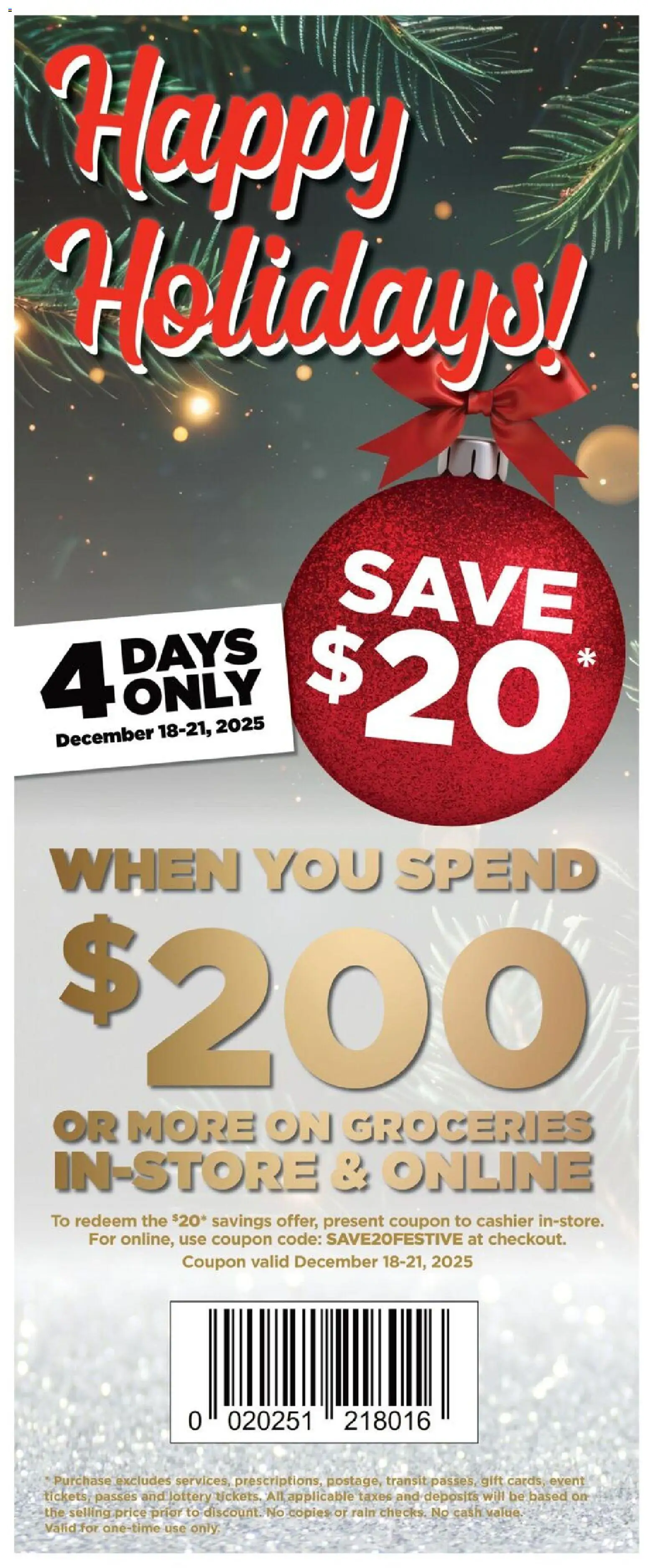 Calgary Co-op flyer valid from 18.12.2025 | Page: 1