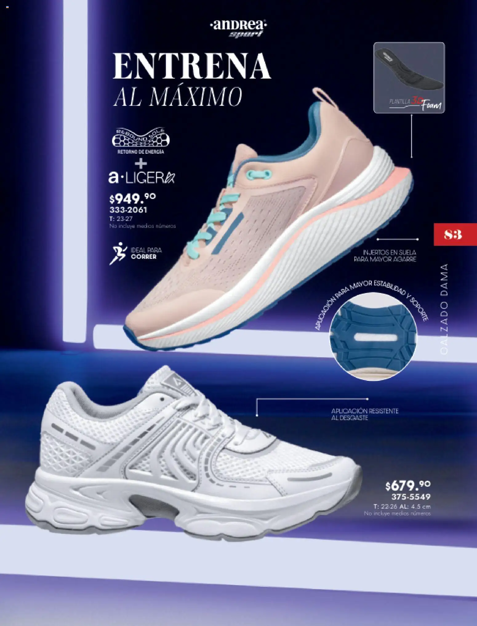 Nuevas ofertas de Andrea válidas en toda la República Mexicana desde el 16.11.2025. ¡Encuentra las mejores ofertas en Andrea catálogo Moda Joven! | Página: 83