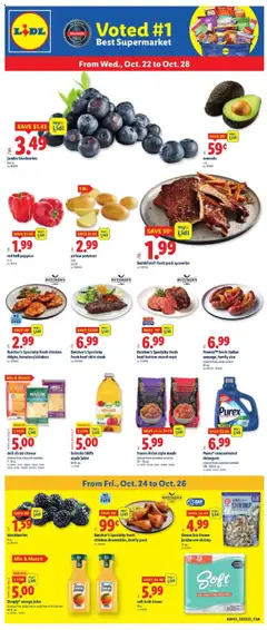 Preview of Lidl weekly ads valid from 22.10.2025