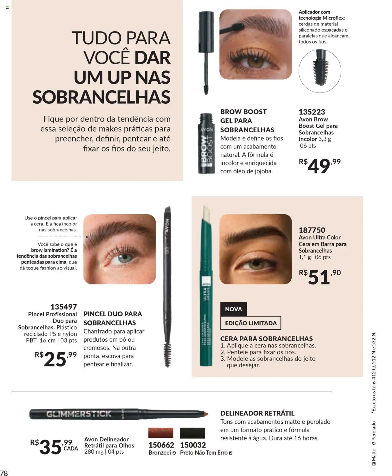 Avon Folheto - válido de 07.10.2025 | Página: 78 | Produtos: Pó, Pincel, Escova, Óleo