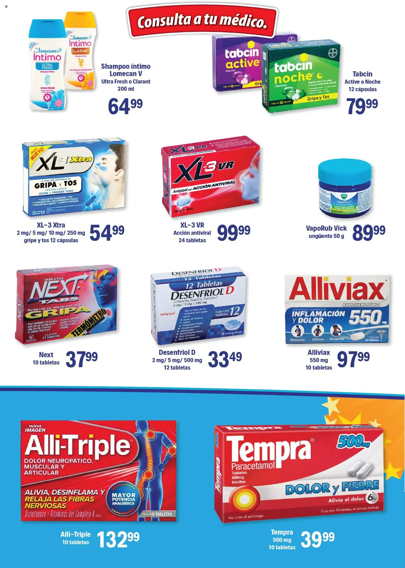 Nuevas ofertas de S-Mart válidas en toda la República Mexicana desde el 31.10.2025. ¡Encuentra las mejores ofertas en S-Mart folleto Ofertas de Feria Juárez! | Página: 5 | Productos: Termómetro, Antigripal, Vitaminas, Caja