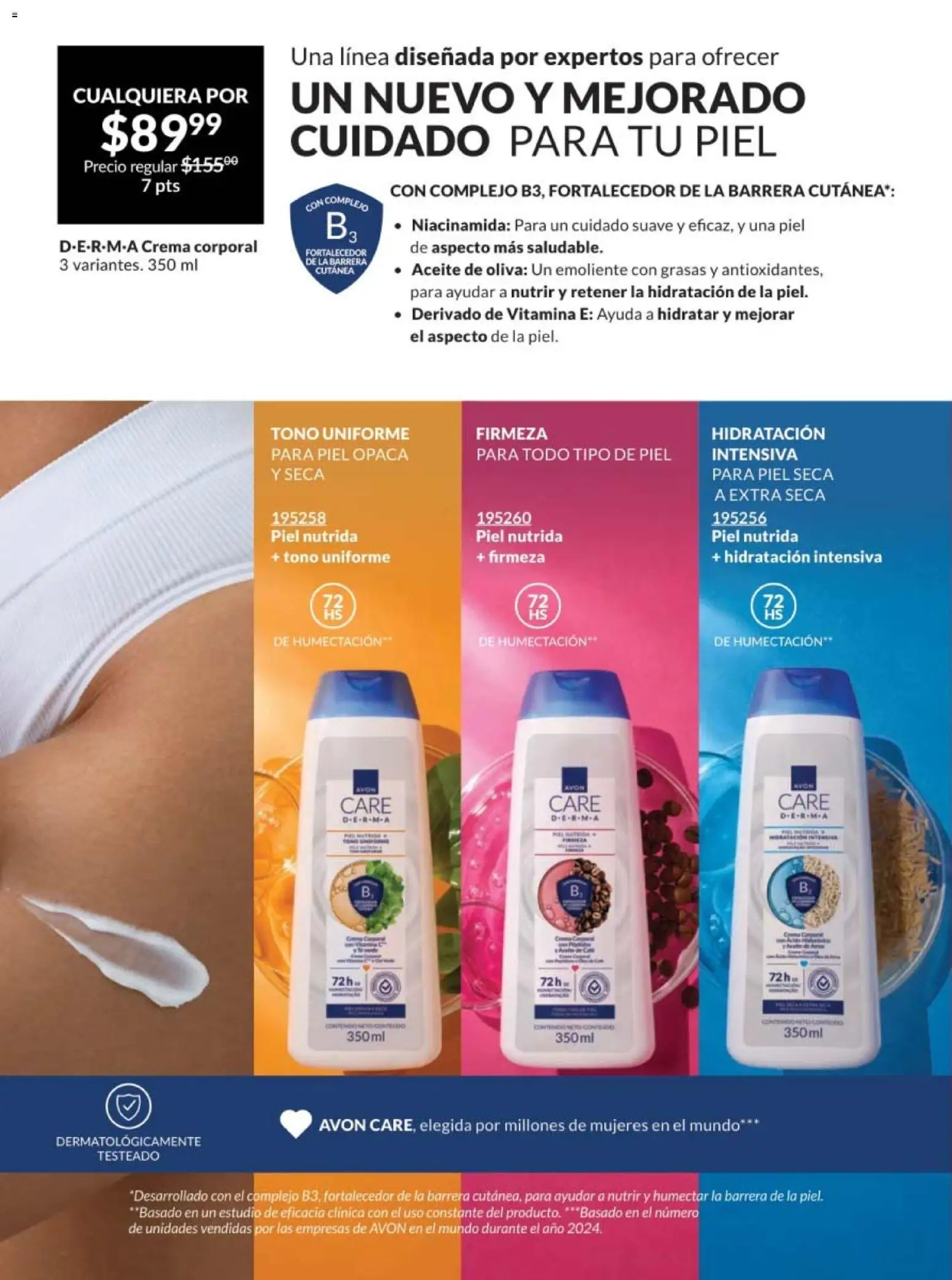 Nuevas ofertas de AVON válidas en toda la República Mexicana desde el 30.01.2026. ¡Encuentra las mejores ofertas en AVON campaña 3 2026! | Página: 12 | Productos: Aceite de oliva, Aceite, Body, Crema corporal