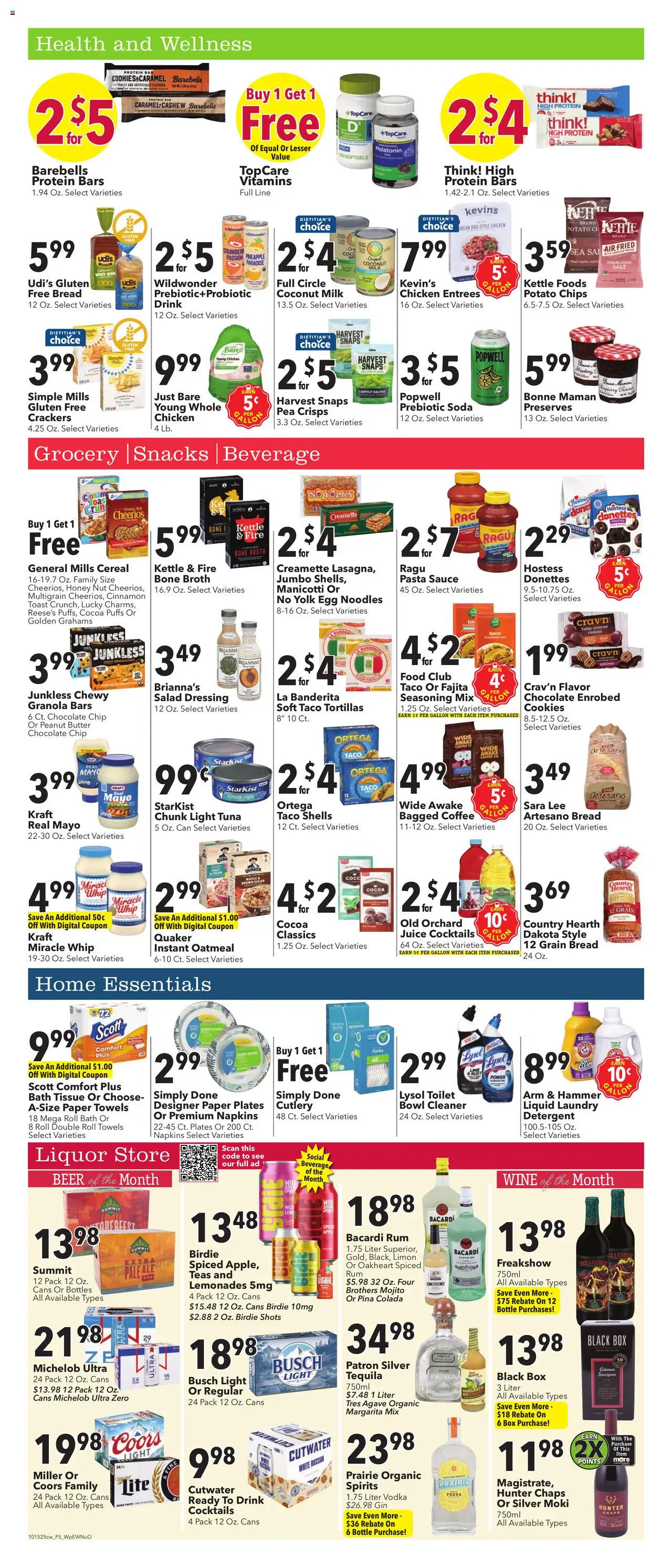 Cash Wise Weekly Ad - valid from 15.10.2025 | Page: 3 | Products: Noodles, Detergent, Salt, Lime