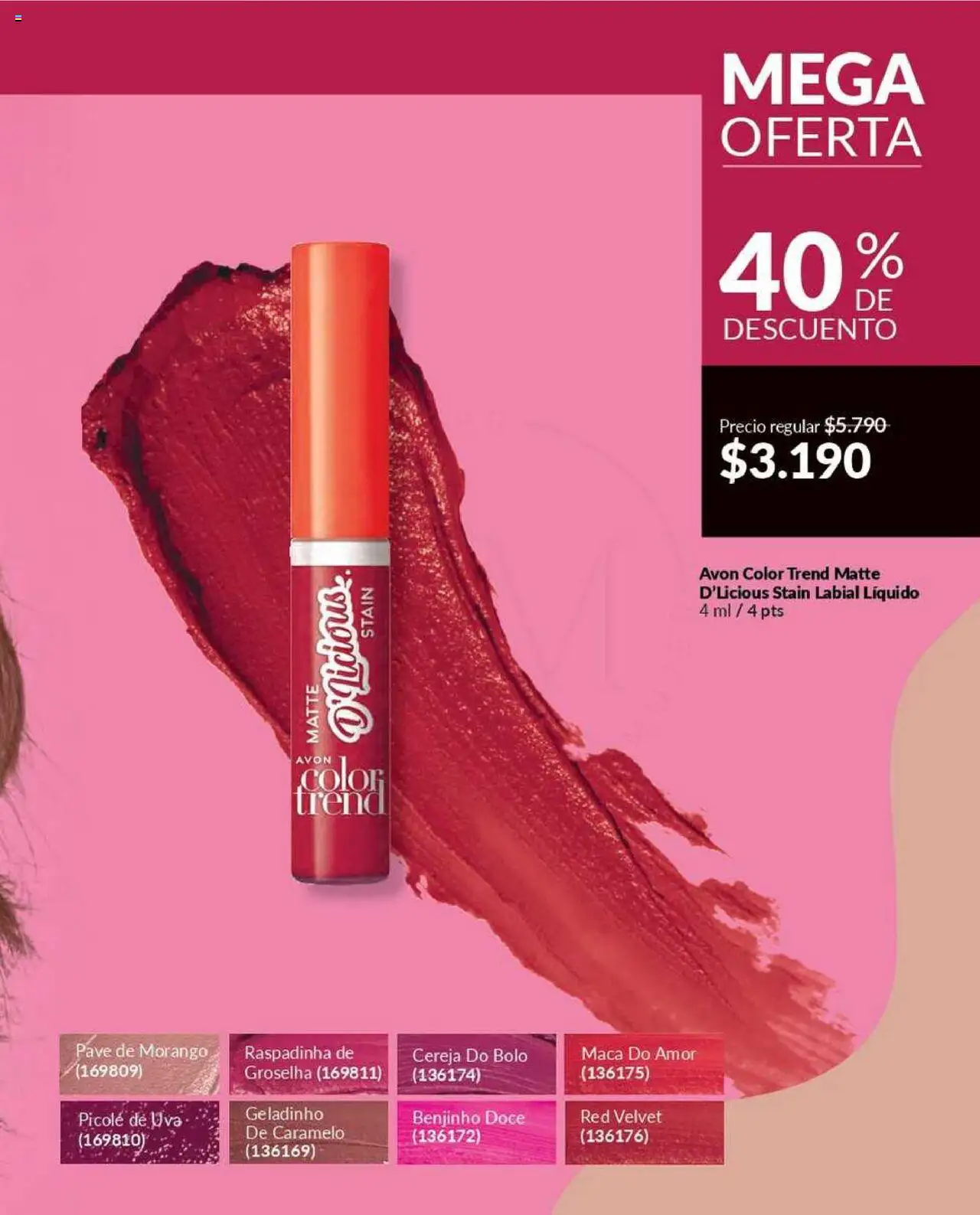 Catálogo Avon Campaña 12 │ válido desde el 22.07.2025 | Página: 38 | Productos: Uva, Labial