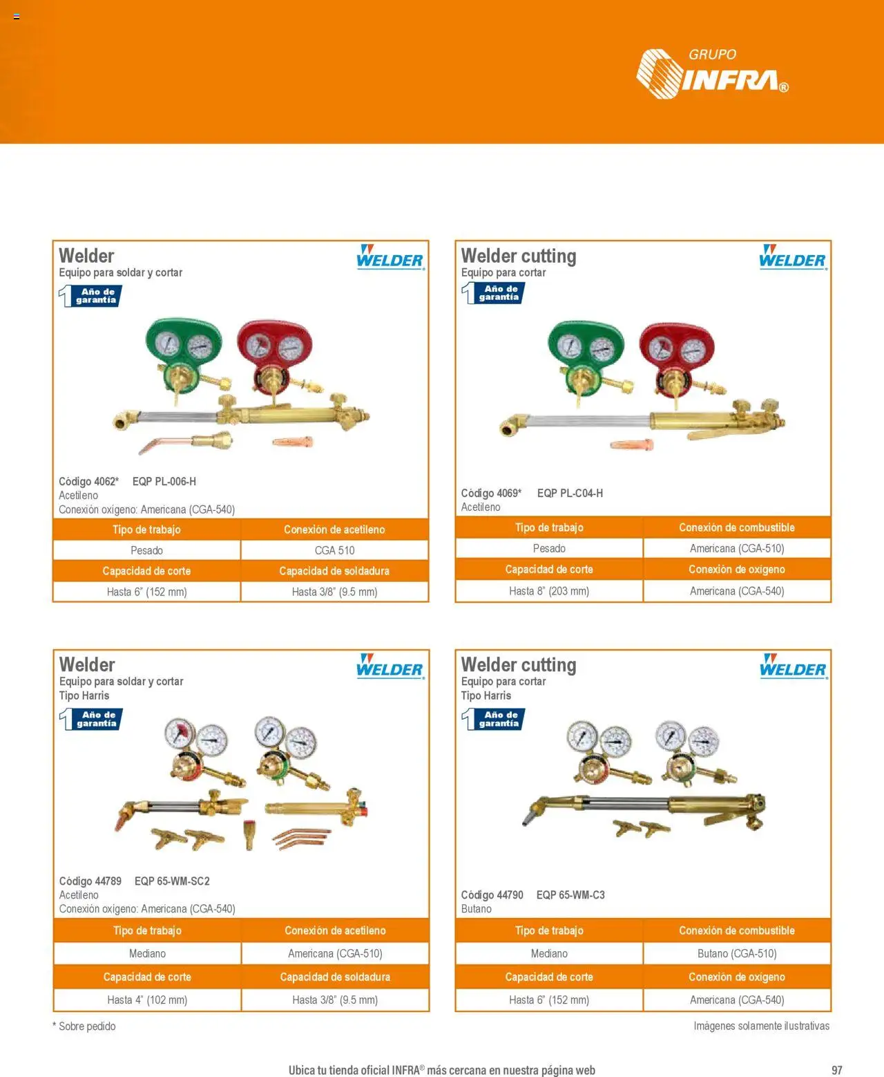 Nuevas ofertas de Infra válidas en toda la República Mexicana desde el 07.01.2025. ¡Encuentra las mejores ofertas en Infra catálogo Equipos de soldadura y oxicorte! | Página: 5 | Productos: Sobre