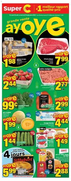 Preview of Super C - Sept-Îles, Boul. Laure 770 from shop Super C valid from 28.08.2025
