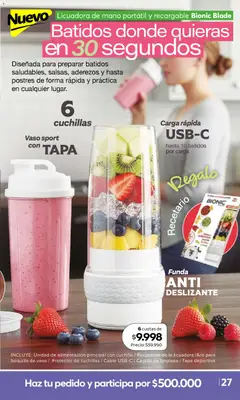 A3D Ofertas  válido desde el 10.04.2026 | Página: 27 | Productos: Cable, Licuadora, Cepillo