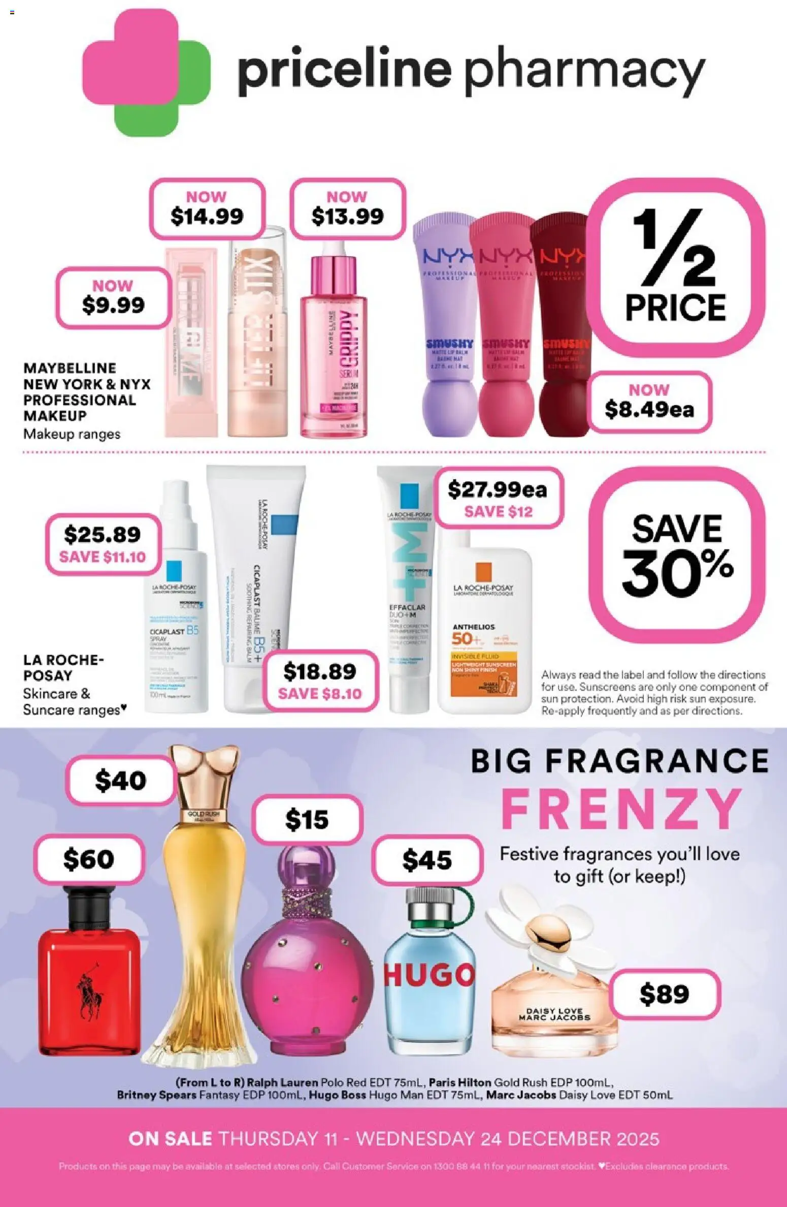 Priceline Pharmacy catalogue - valid from 10.12.2025 | Page: 1