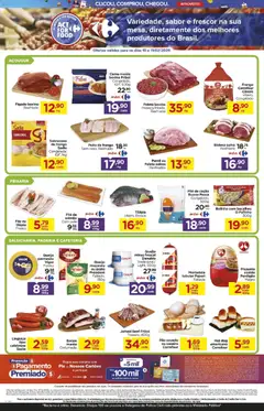 Carrefour - Ofertas Feira - Pré-Visualização do folheto da loja Carrefour, válido de 10.02.2026 | Página: 2 | Produtos: Salmão, Bacalhau, Pão, Presunto