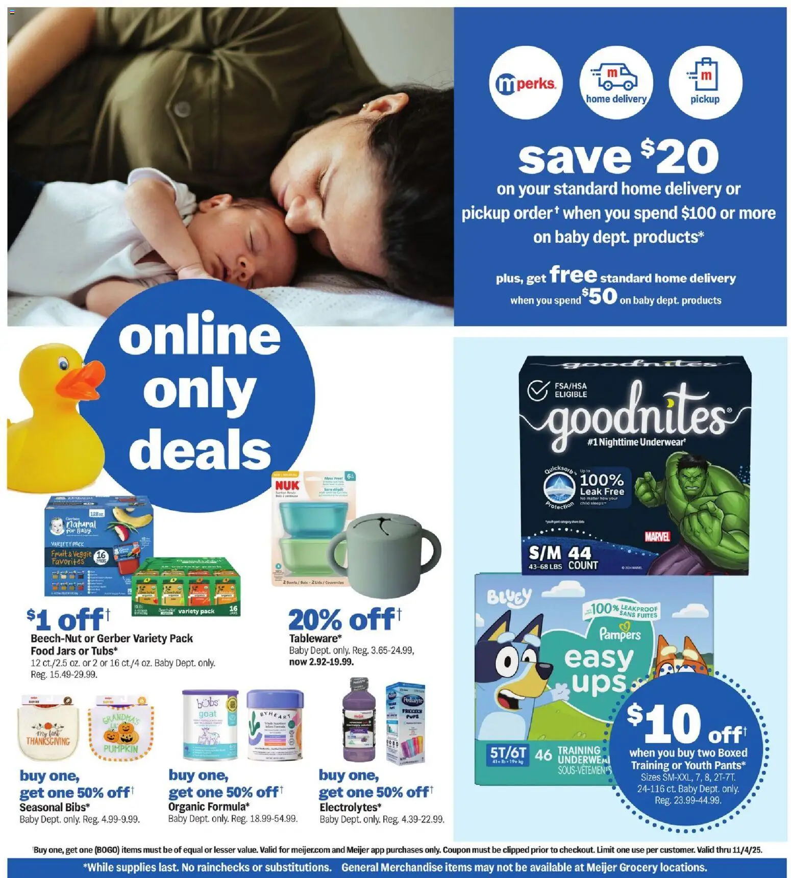 Meijer Weekly Ad - valid from 29.10.2025 | Page: 31 | Products: Pumpkin, Freezer