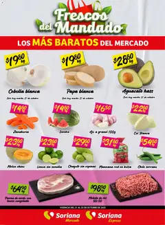 Vista previa de Soriana - Frescos del Mandado Mercado: Tamaulipas, nuevo folleto de la tienda, válido en México a partir del 21.10.2025