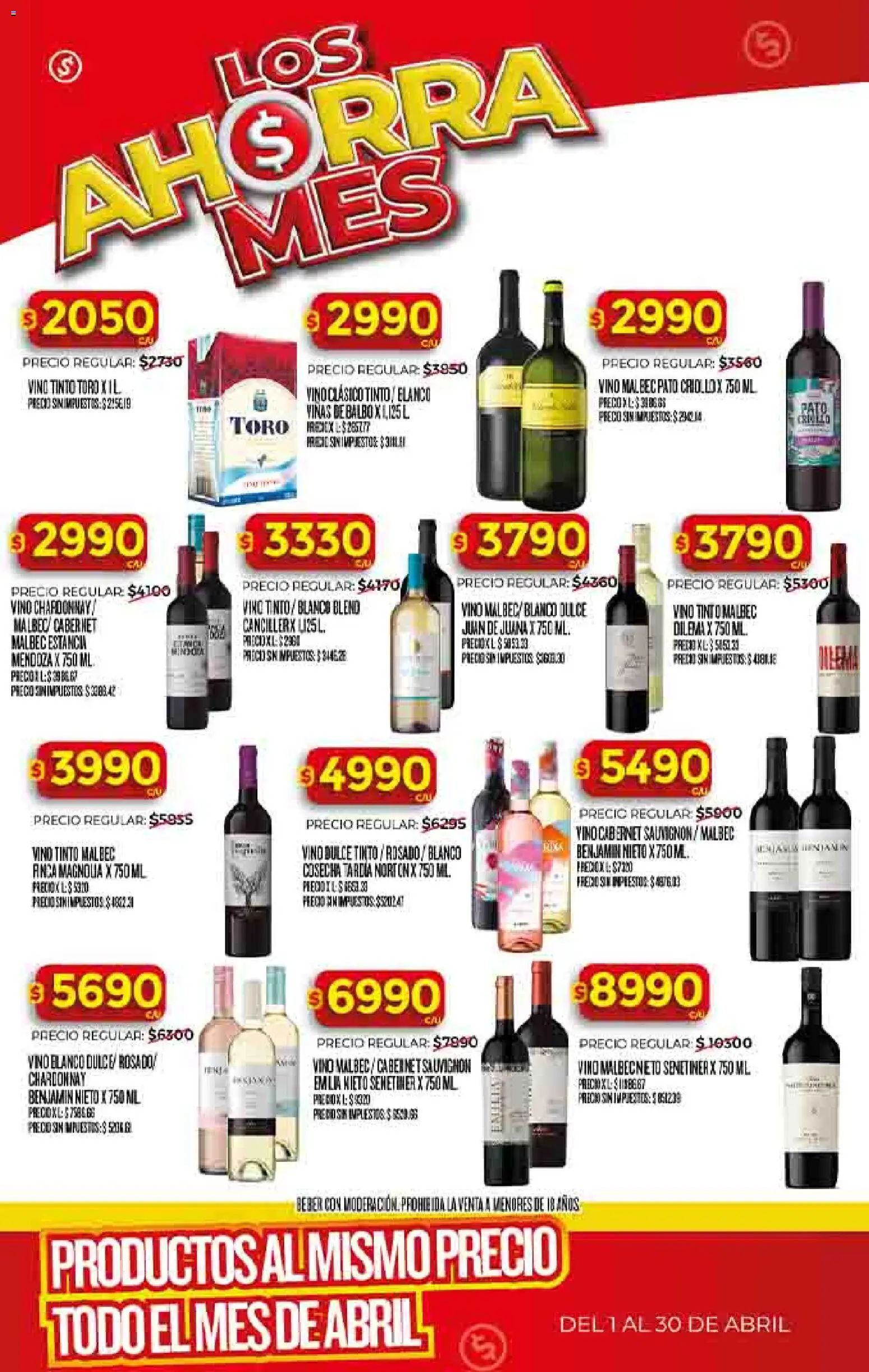 Dia - Ofertas - LOS AHORRA │ válido desde el 01.04.2026 | Página: 10 | Productos: Vino