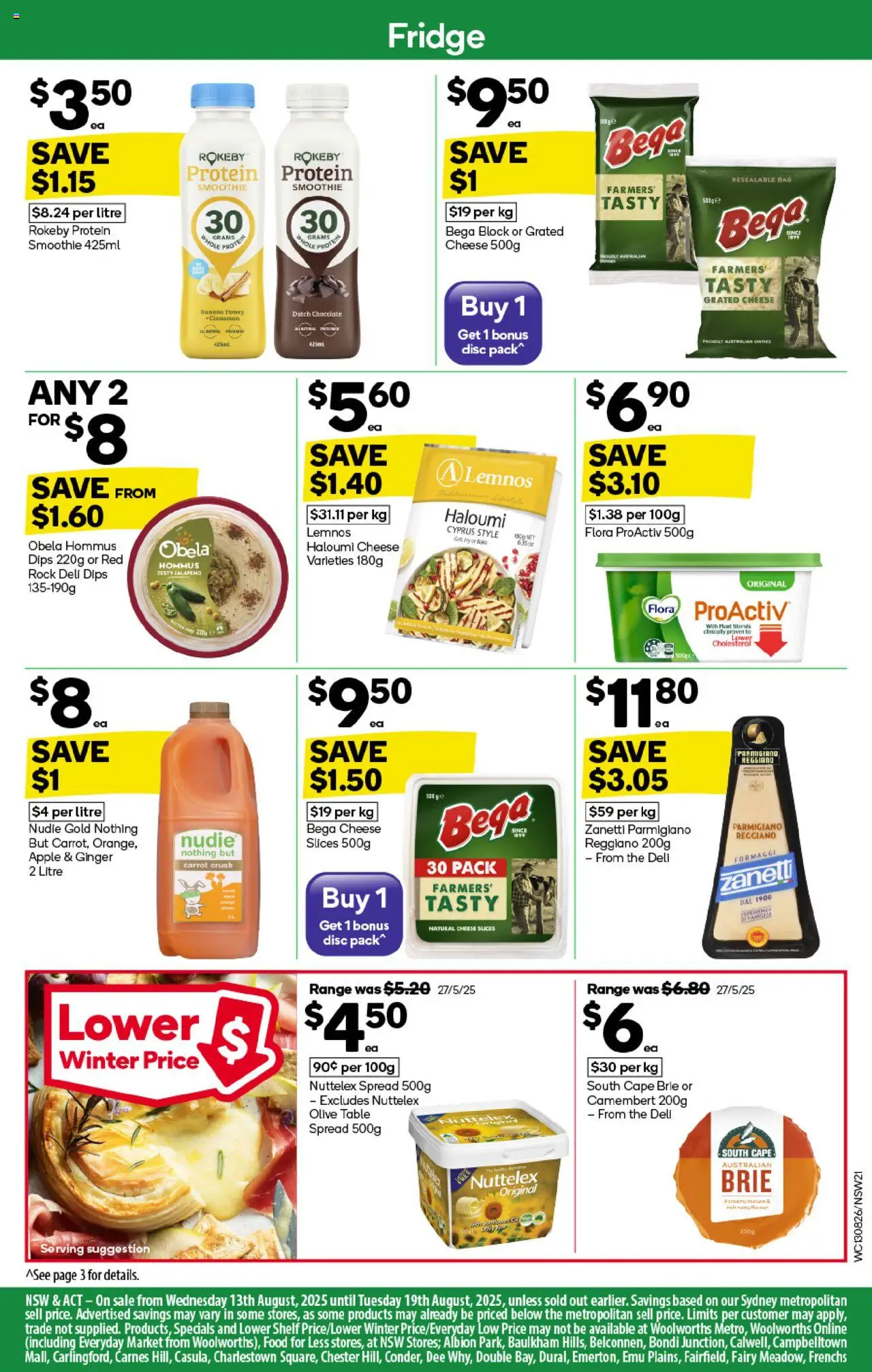 Woolworths catalogue - valid from 13.08.2025 | Page: 21 | Products: Chocolate, Ginger, Honey, Bag