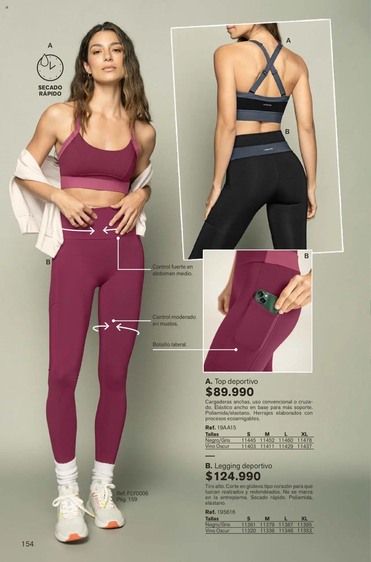 Leonisa revista - valida desde el 01.09.2025 | Página: 154 | Productos: Top, Vino